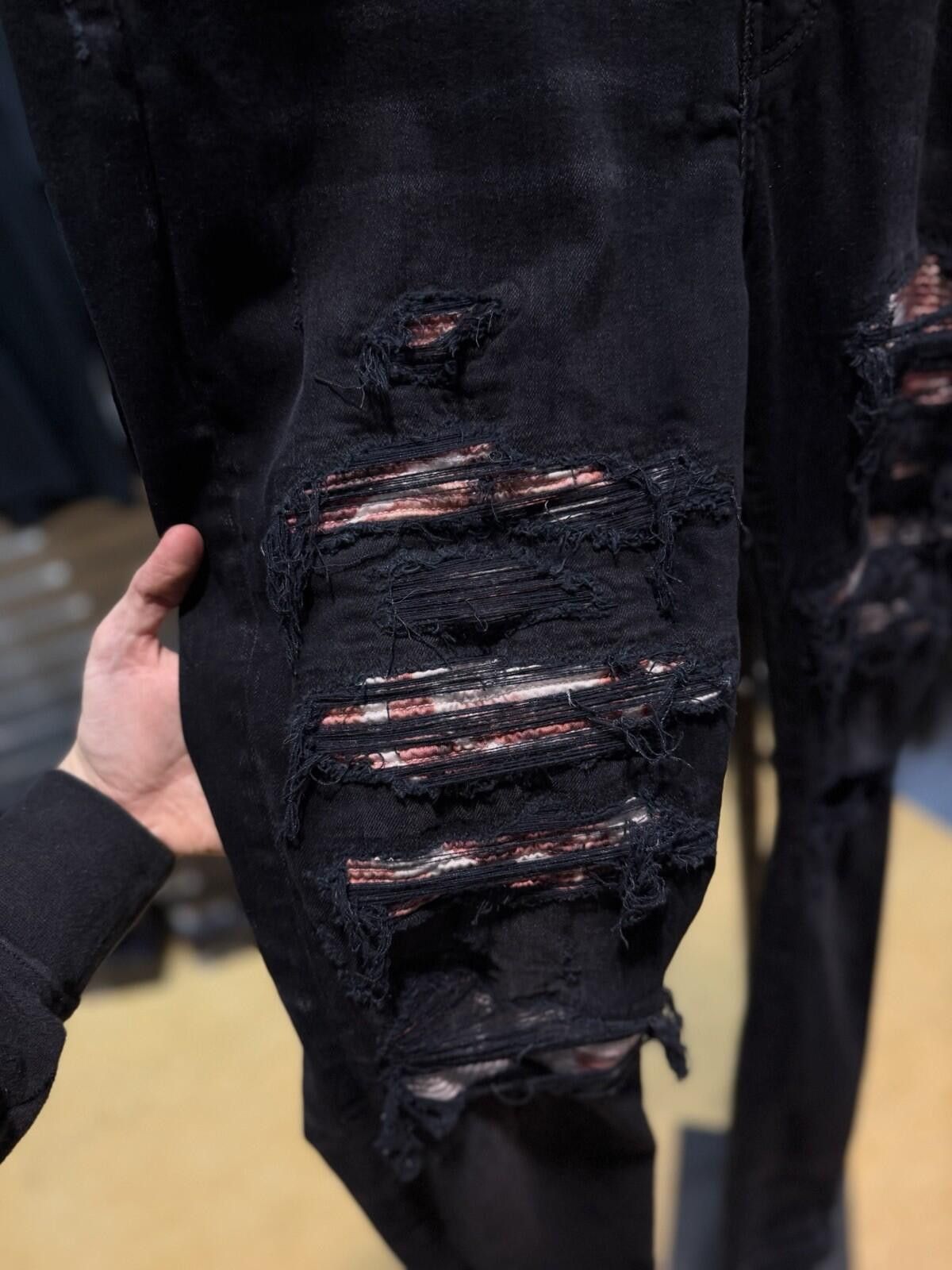 Amiri Size 38 - Amiri Black MX1 Patch Jeans 100% Authentic Size US 38 / EU 54 - 3 Thumbnail