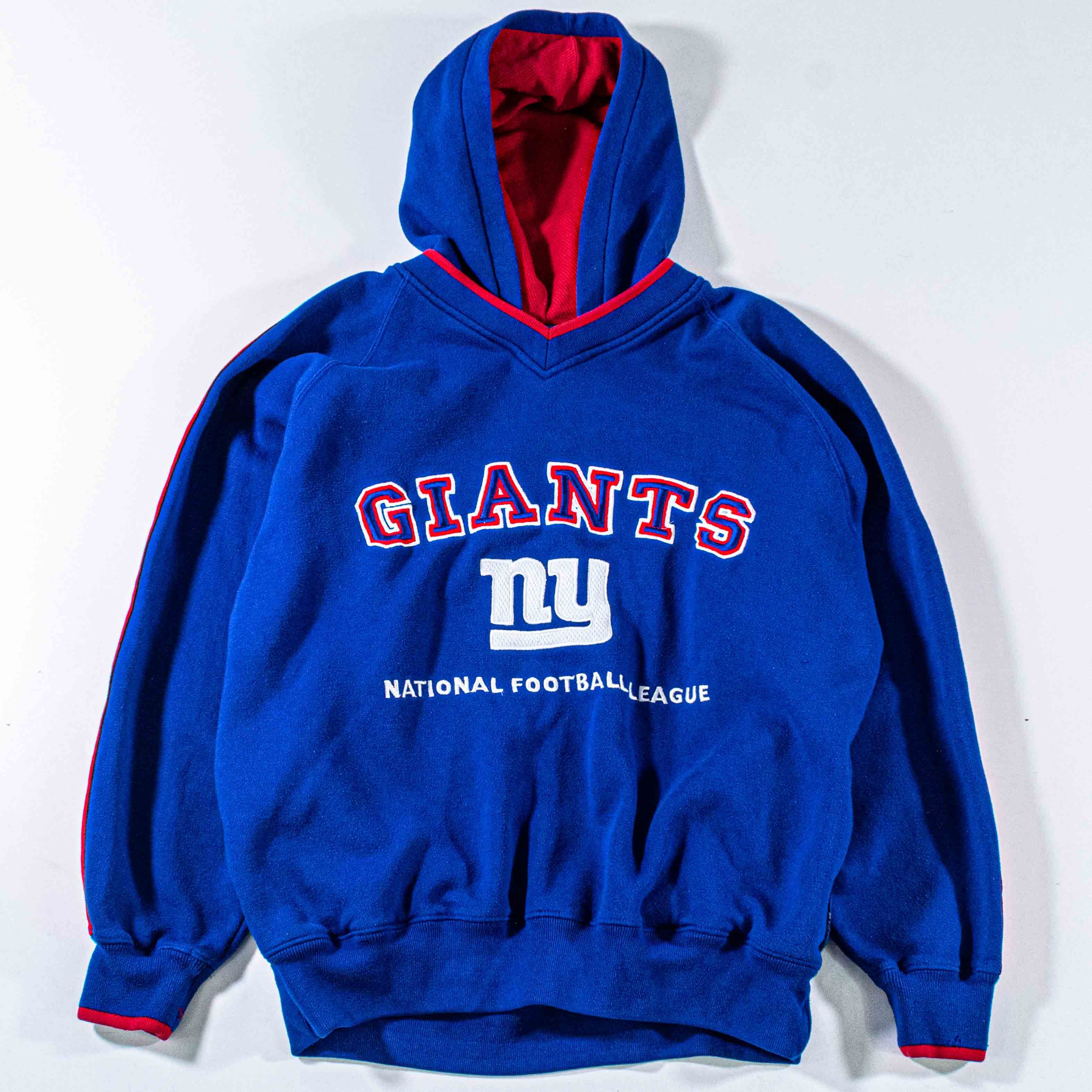 Lee Y2K New York Giants Lee Sport Ringer Hoodie Sweatshirt Size US M / EU 48-50 / 2 - 1 Thumbnail