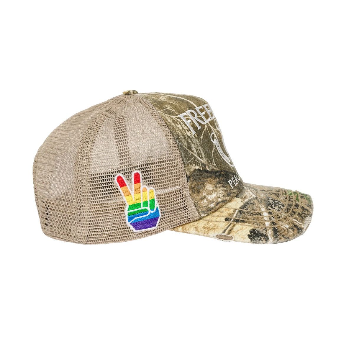 Palace Palace Freedom Distressed Trucker Hat Size ONE SIZE - 3 Thumbnail