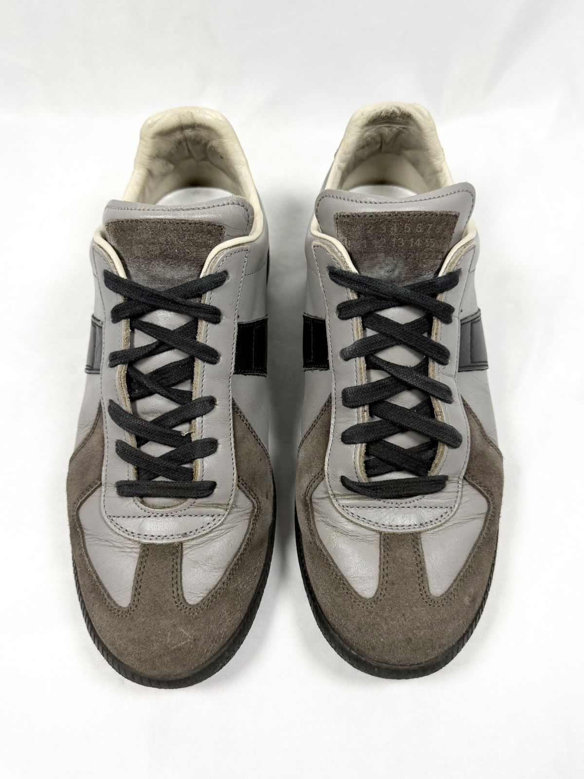 Maison Margiela 2010s Maison Margiela Two-Tone Grey Black GAT Replica Low Size US 8.5 / EU 41-42 - 2 Thumbnail