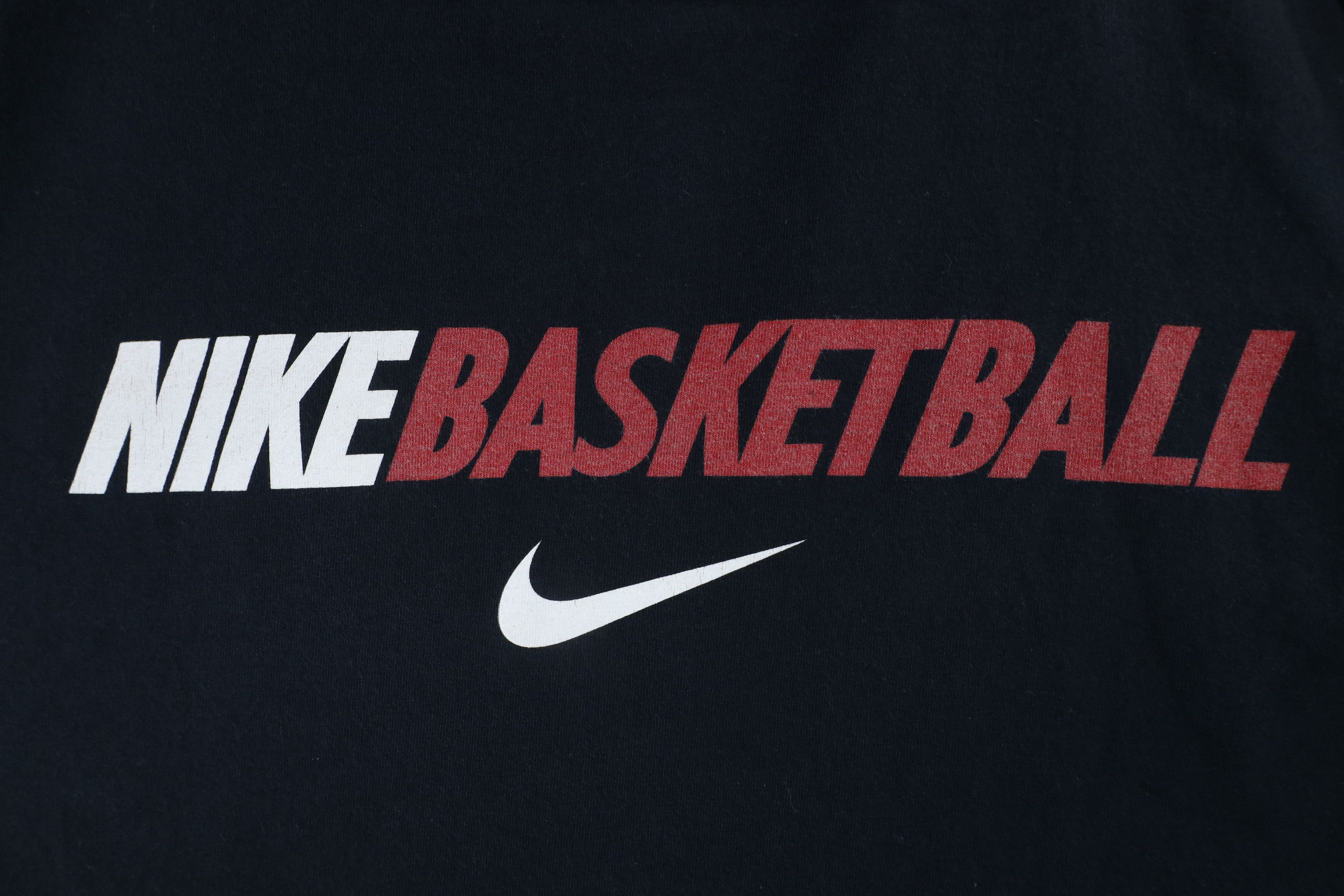 Nike × Vintage Vintage Nike Basketball Travis Scott Center Swoosh T-Shirt Size US L / EU 52-54 / 3 - 4 Thumbnail