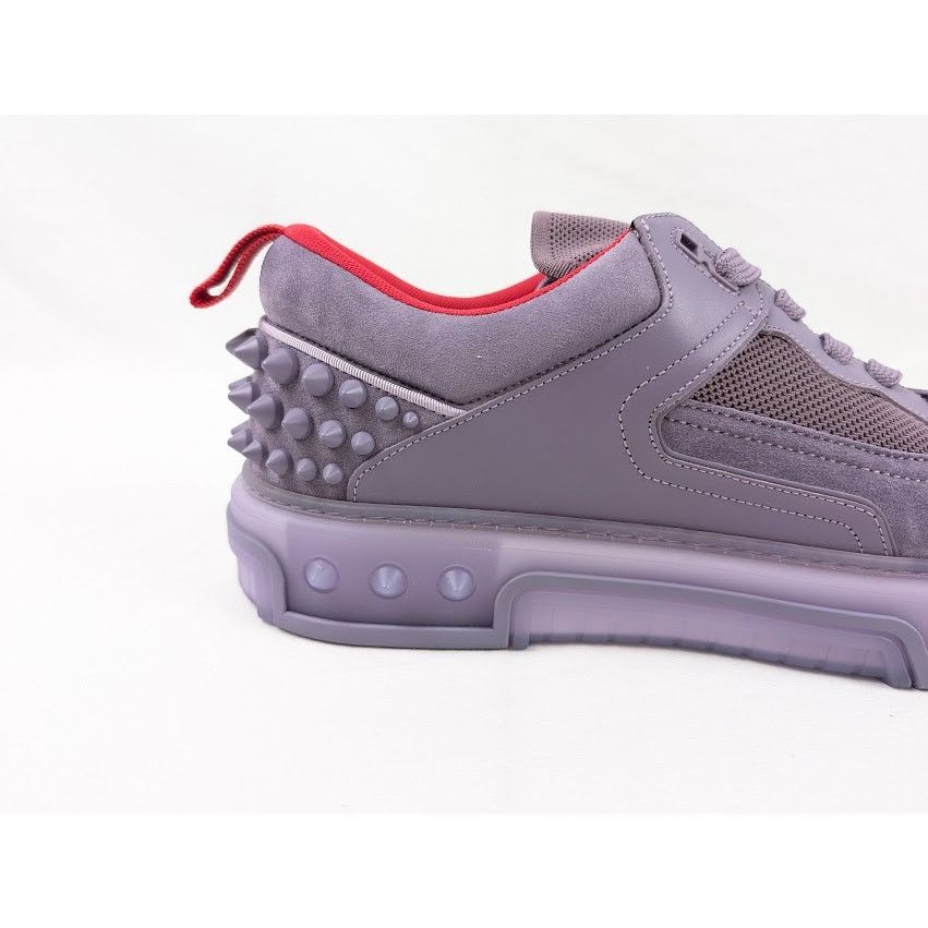 Christian Louboutin o1rshd1 Astroloubi Flat Low-Top Sneakers in Parme Size US 12 / EU 45 - 3 Thumbnail