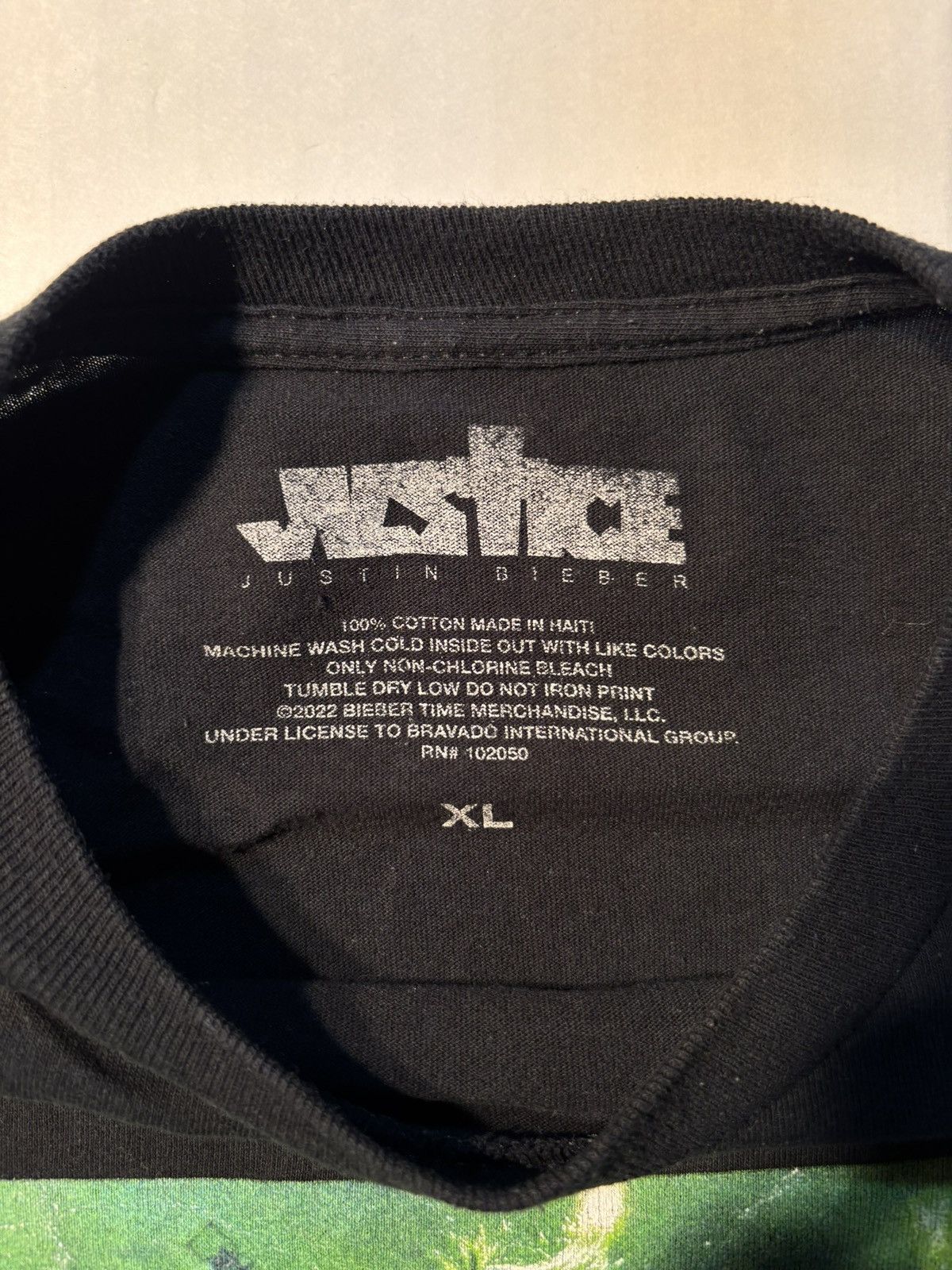 Justin Bieber Justin Bieber Justice USA Band Tour Double Sided Long Sleeve Size US XL / EU 56 / 4 - 4 Thumbnail