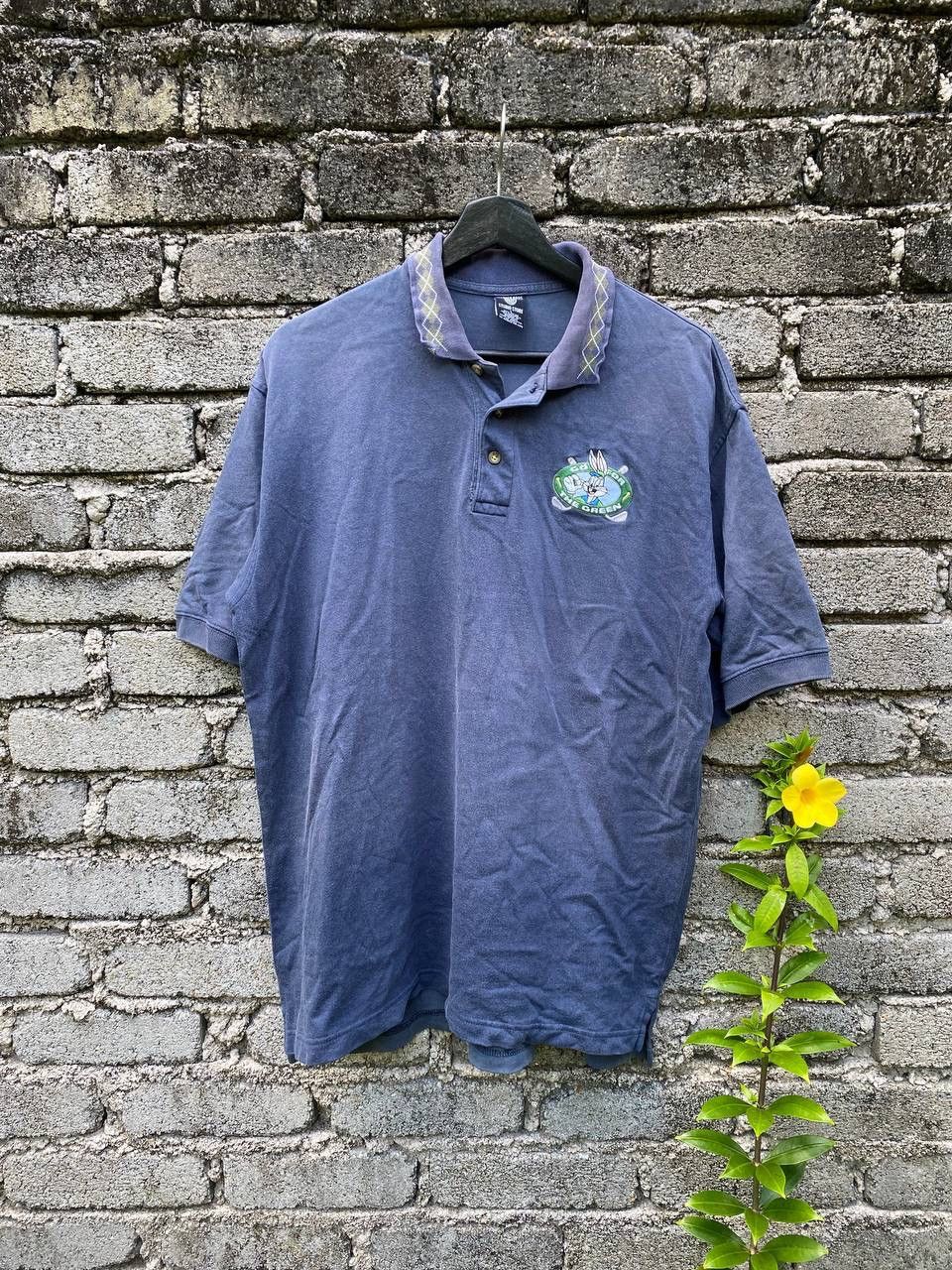 Vintage × Warner Bros Vintage 90s Bugs Bunny Fade By Sun Polo Shirt Size US S / EU 44-46 / 1 - 1 Thumbnail