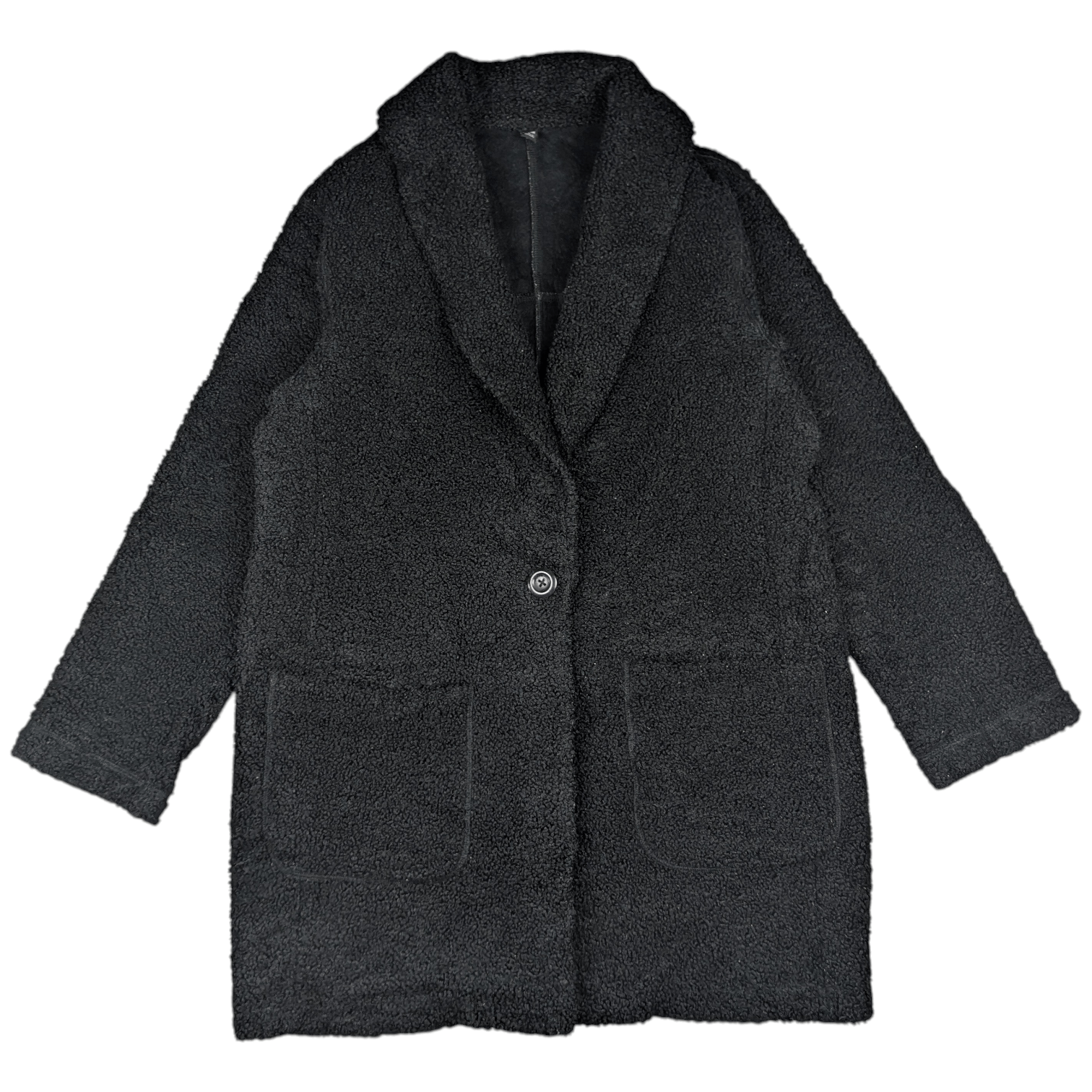 Uniqlo UNIQLO Fluffy Yarn Fleece Smart Coat Blazer Jacket Size US M / EU 48-50 / 2 - 2 Thumbnail