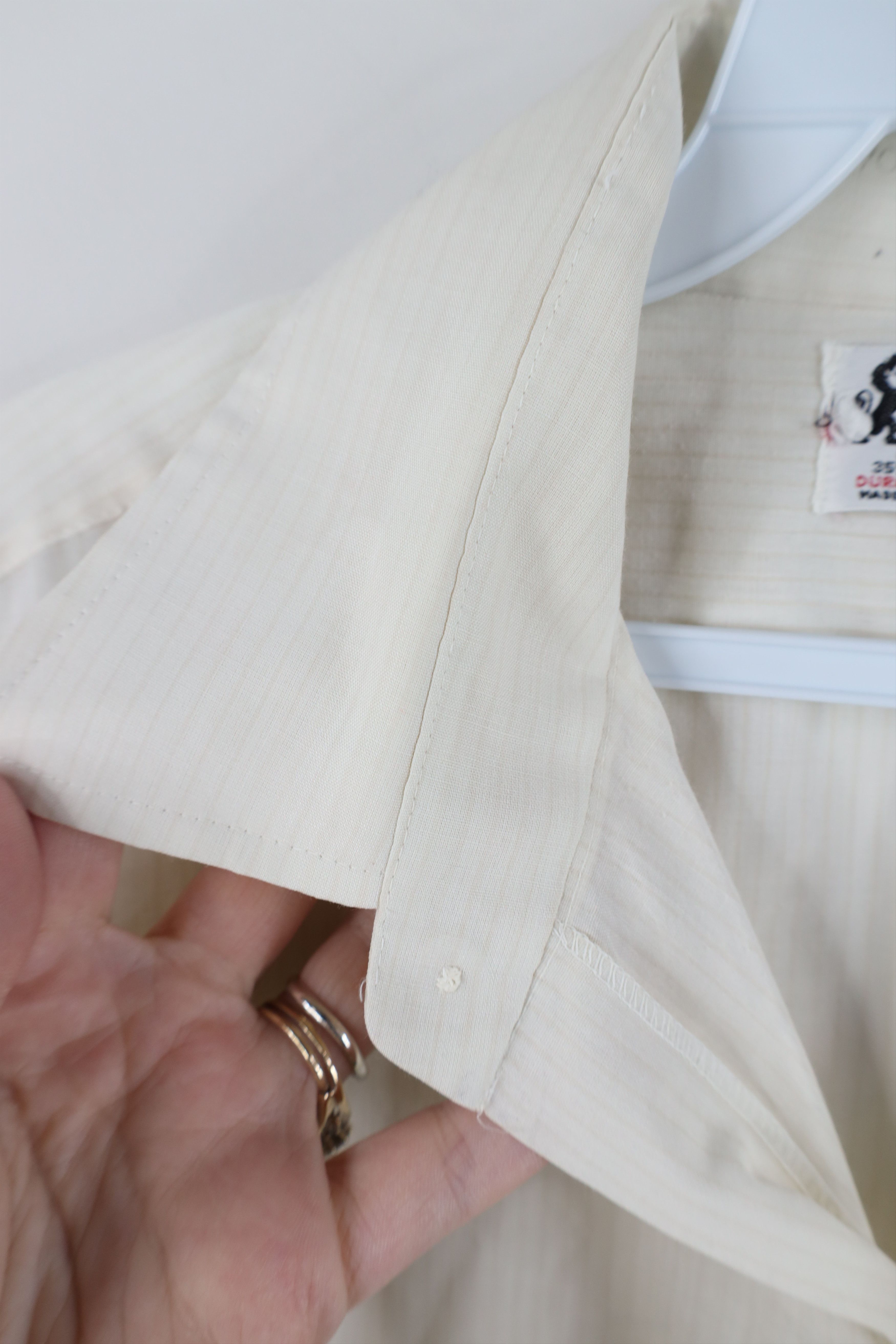 Vintage Vintage 50s 60s Macys Button Sleeve Collared Shirt Size US M / EU 48-50 / 2 - 11 Thumbnail
