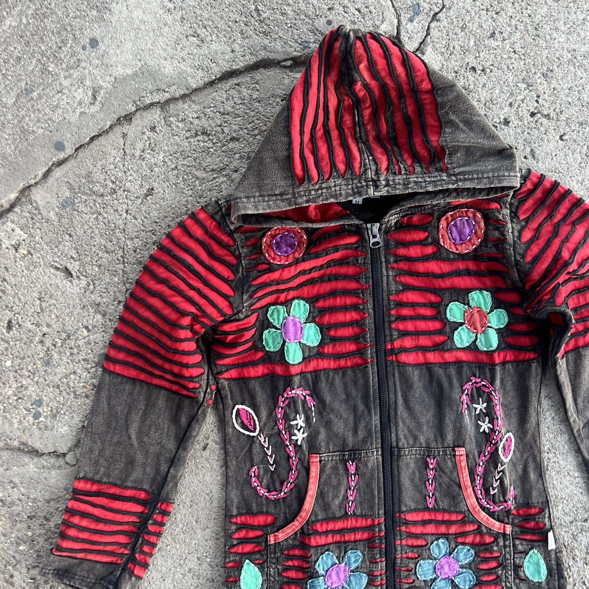 Japanese Brand × Vintage vintage patchwork jacket made in Nepal Size M / US 6-8 / IT 42-44 - 6 Thumbnail