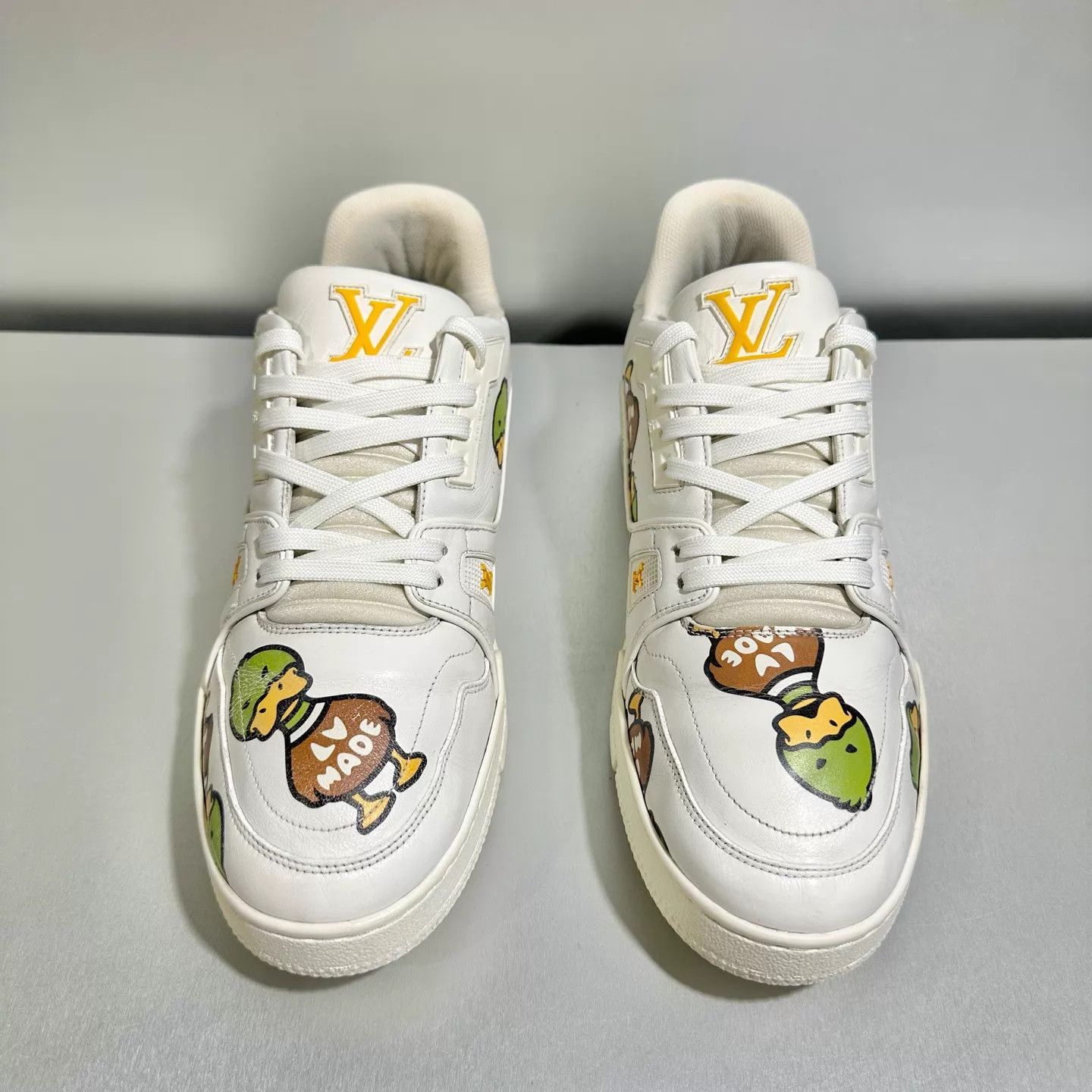 Louis Vuitton LV Trainer nigo x 8/42 lightly used excellent Size US 9 / EU 42 - 2 Thumbnail