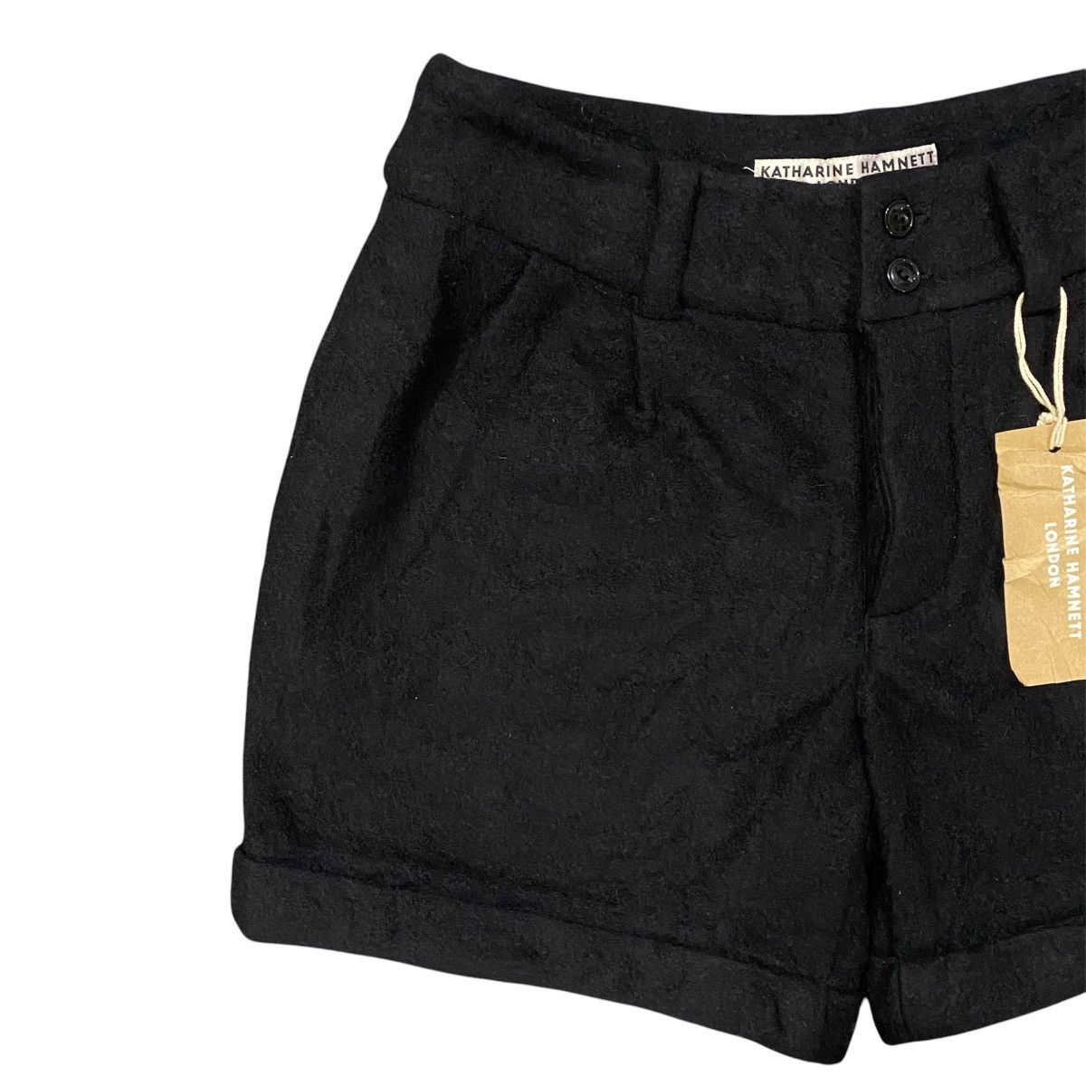 Designer × Japanese Brand × Katharine Hamnett London Katherine Hamnett London Black Mini Skirt NWT Size 30" / US 8 / IT 44 - 4 Thumbnail