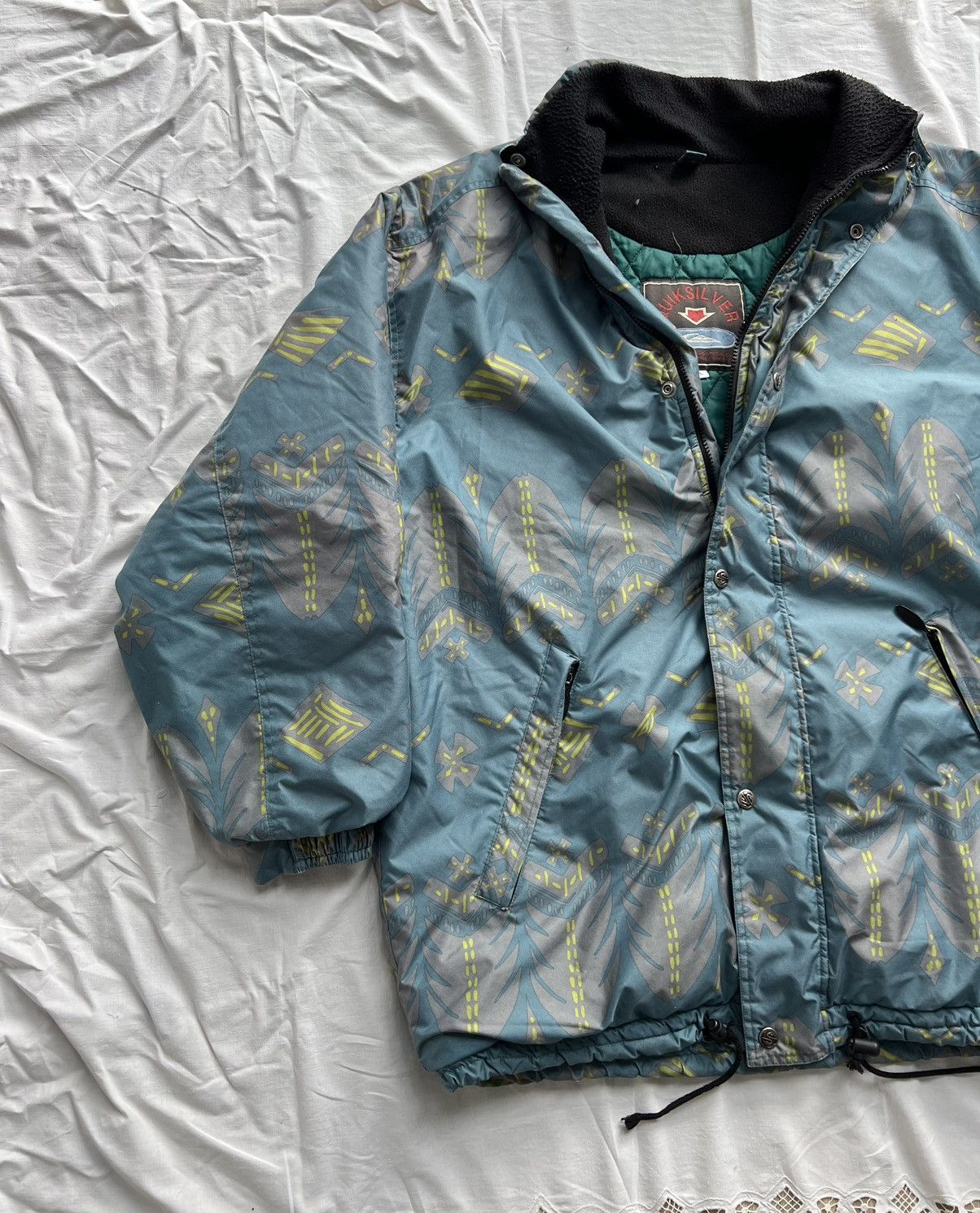Quiksilver × Vintage Quiksilver 90s vintage super rare printed jacket Size US L / EU 52-54 / 3 - 2 Thumbnail