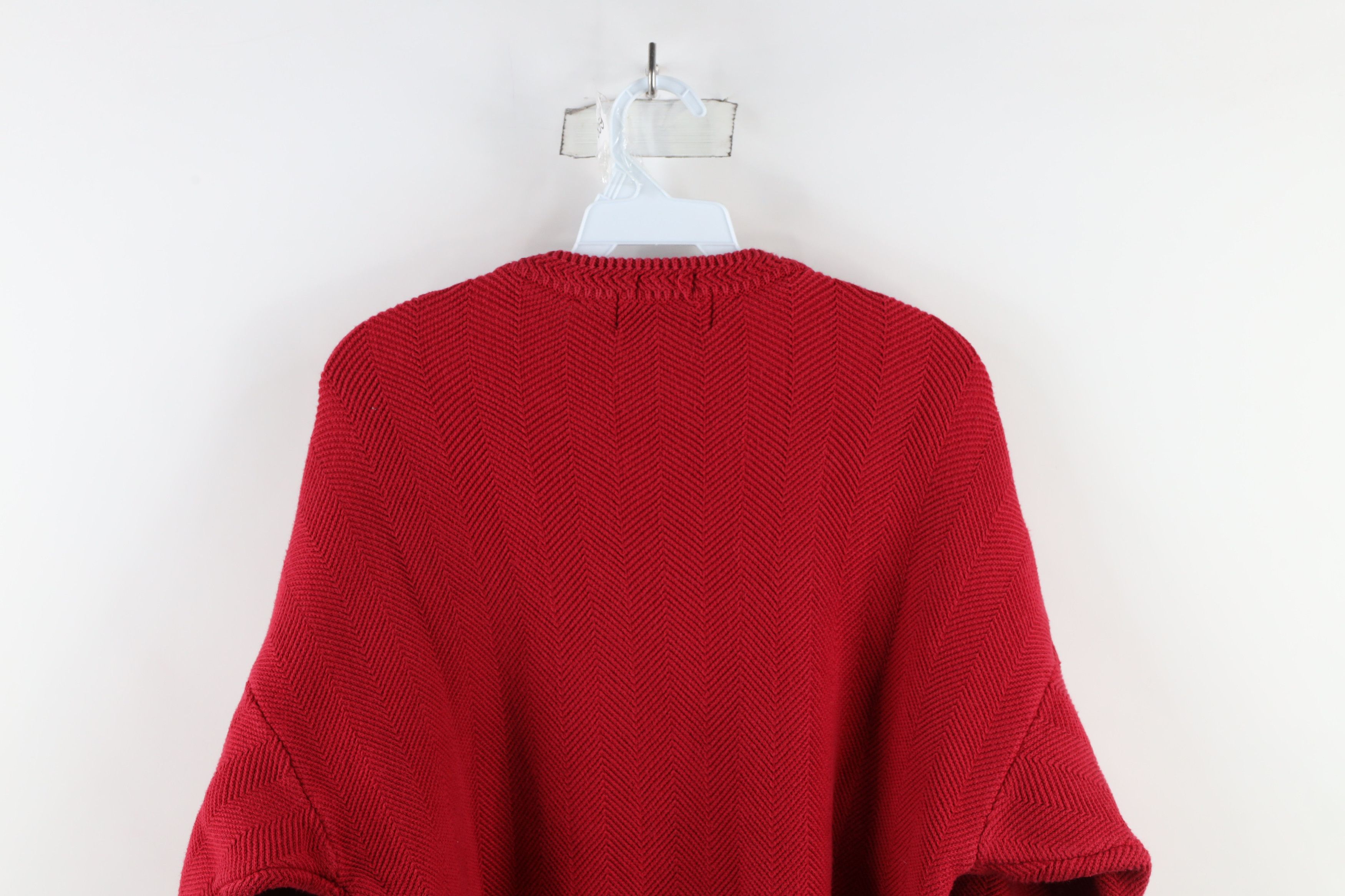 Ralph Lauren × Vintage Vintage 90s Chaps Ralph Lauren Herringbone Knit Sweater Size US L / EU 52-54 / 3 - 7 Thumbnail