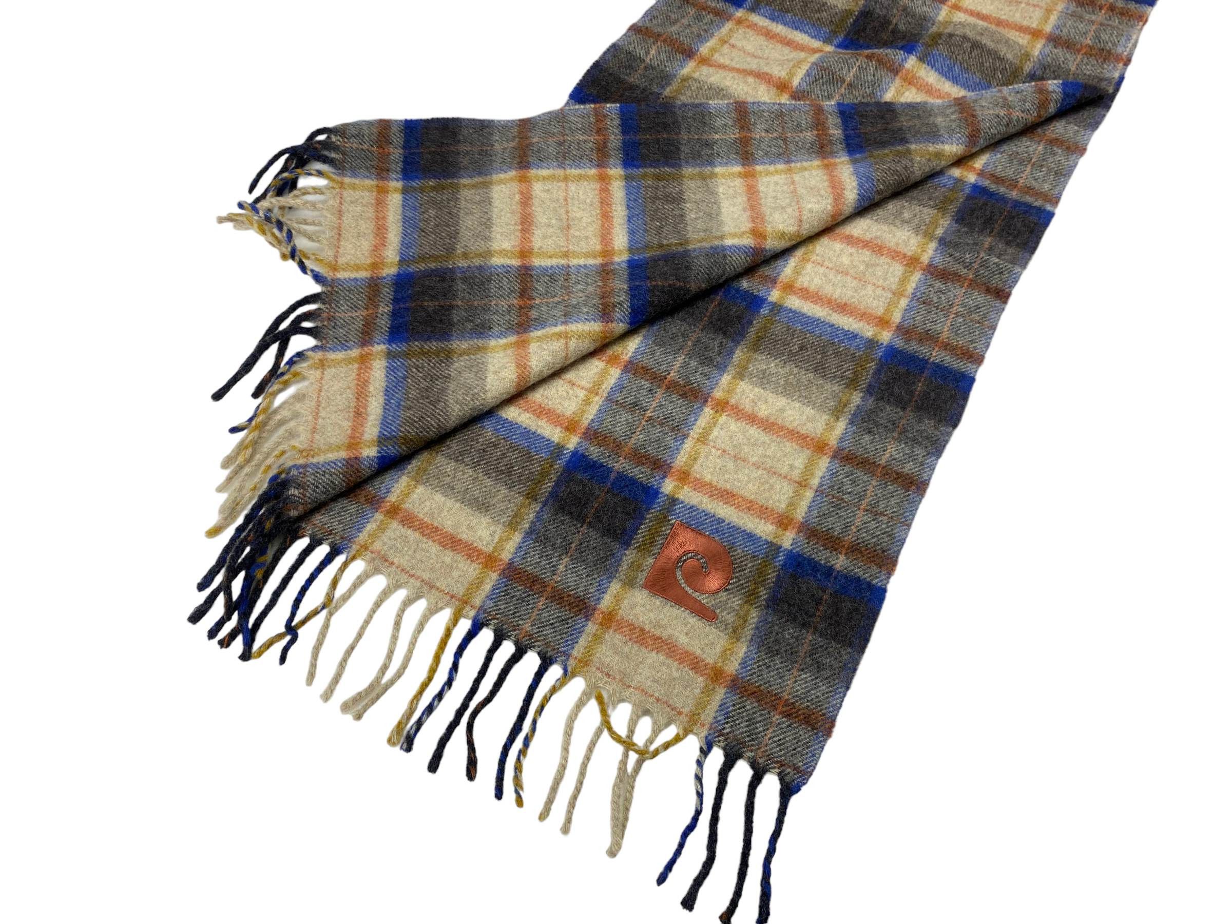 Pierre Cardin × Vintage Pierre Cardin Paris Pure Wool Checkered Vintage Scarf Size ONE SIZE - 7 Thumbnail