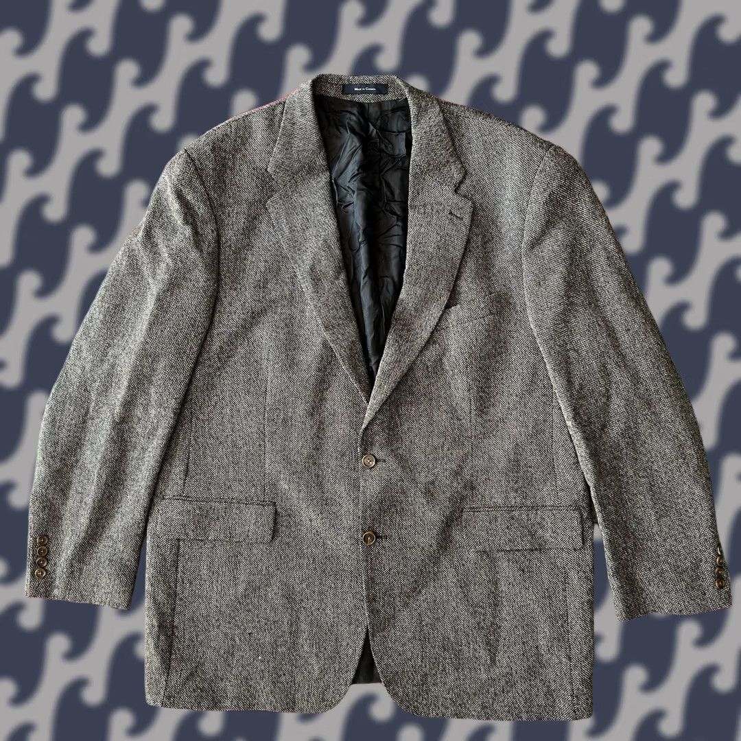 Chaps Another Title: Chaps Ralph Lauren Blazer Mens 48T Gray Classic Sport Coat A9 - 2 Piece Jacket Size 48R - 1 Thumbnail