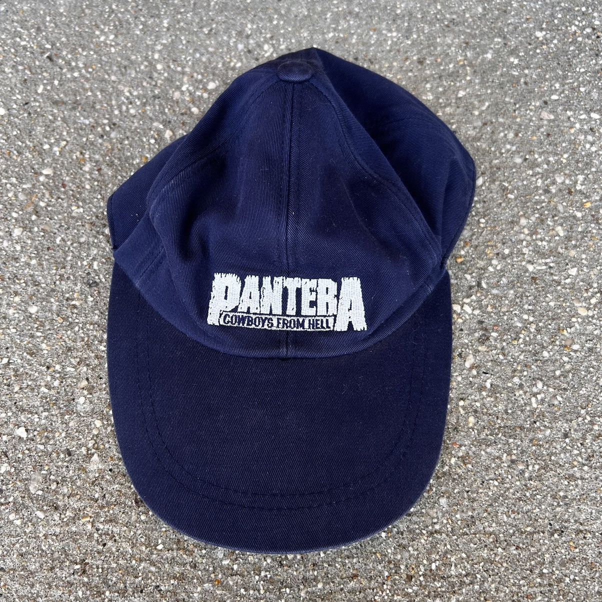 Band Tees × Vintage intage 1990 pantera cowboys from hell zip tie hat Size ONE SIZE - 1 Thumbnail