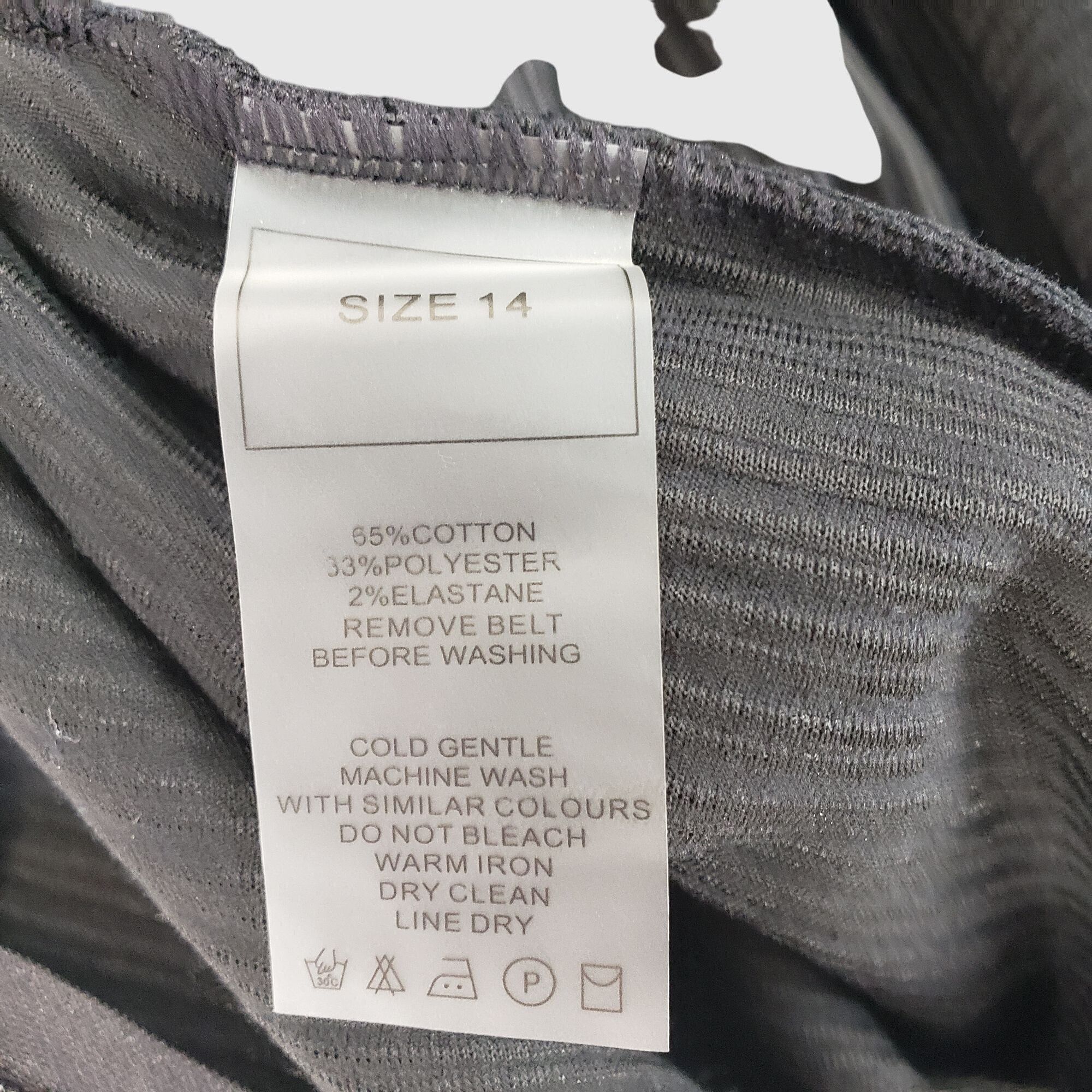 Maniere De Vior Manière De Voir Black Corduroy Flare Pants Size 14 Tall Inse Size 36" / US 14 / IT 50 - 10 Thumbnail