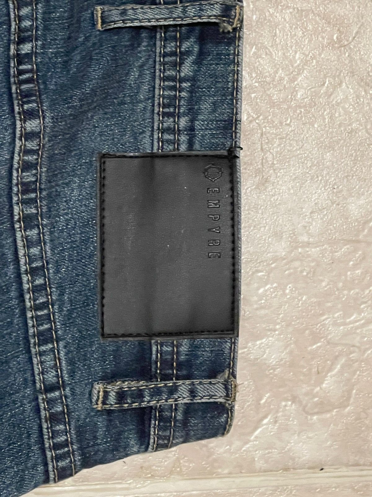 Empyre Empyre Blue Ripped Jeans Size US 30 / EU 46 - 4 Thumbnail