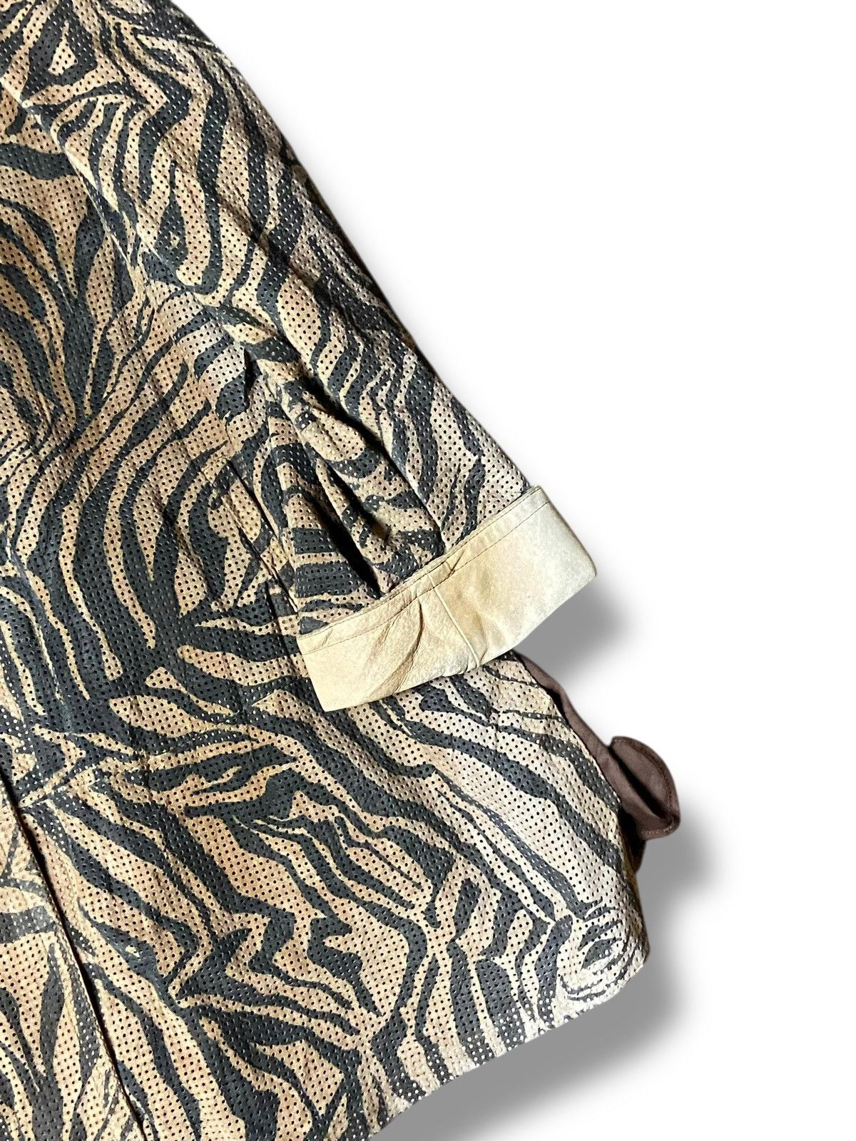 Japanese Brand Cizenne Animal Printed Mix Leather Jacket (161) Size US S / EU 44-46 / 1 - 4 Thumbnail