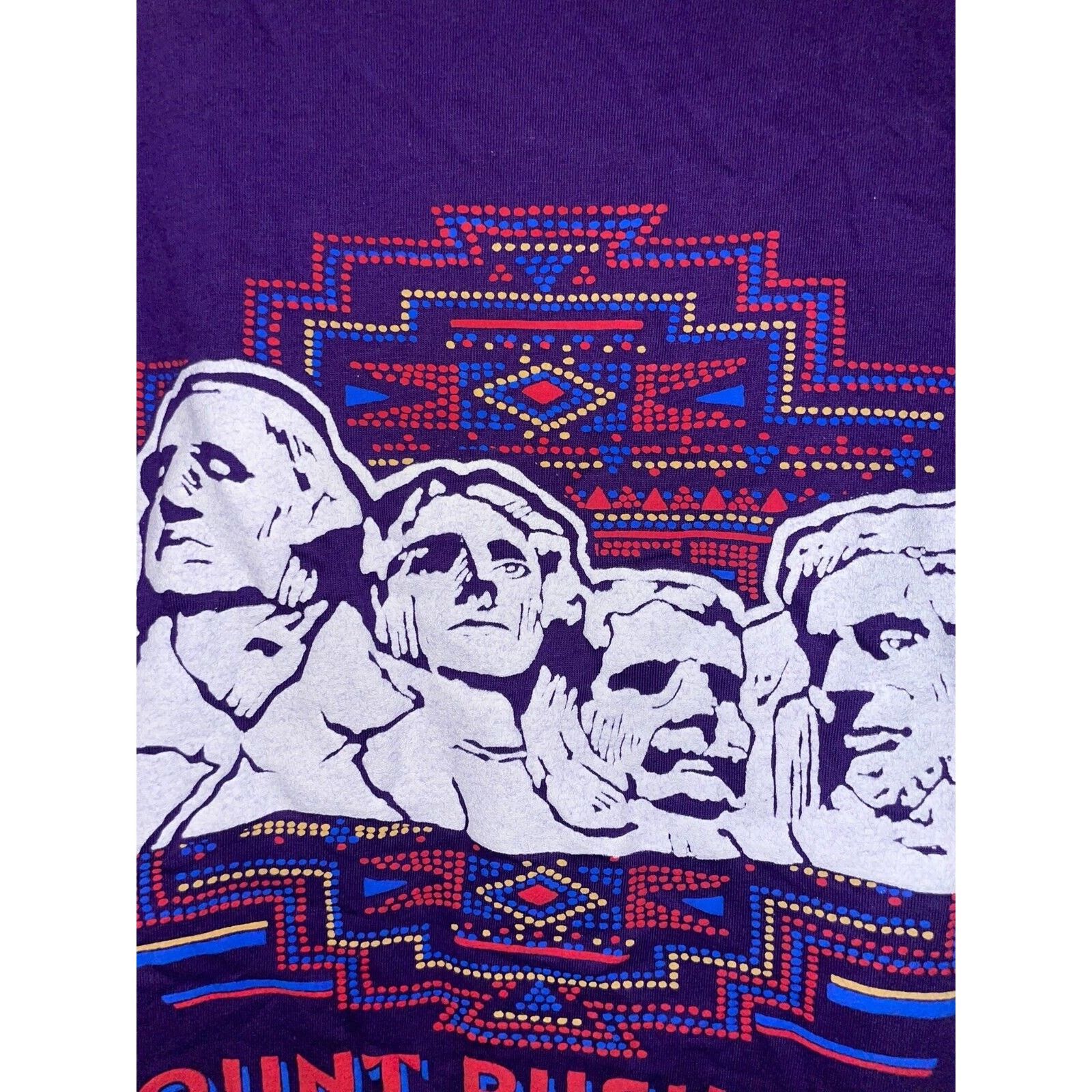 Jerzees Vintage Mount Rushmore Shirt Graphic Tee L USA 90s Tourist L Size US L / EU 52-54 / 3 - 4 Thumbnail