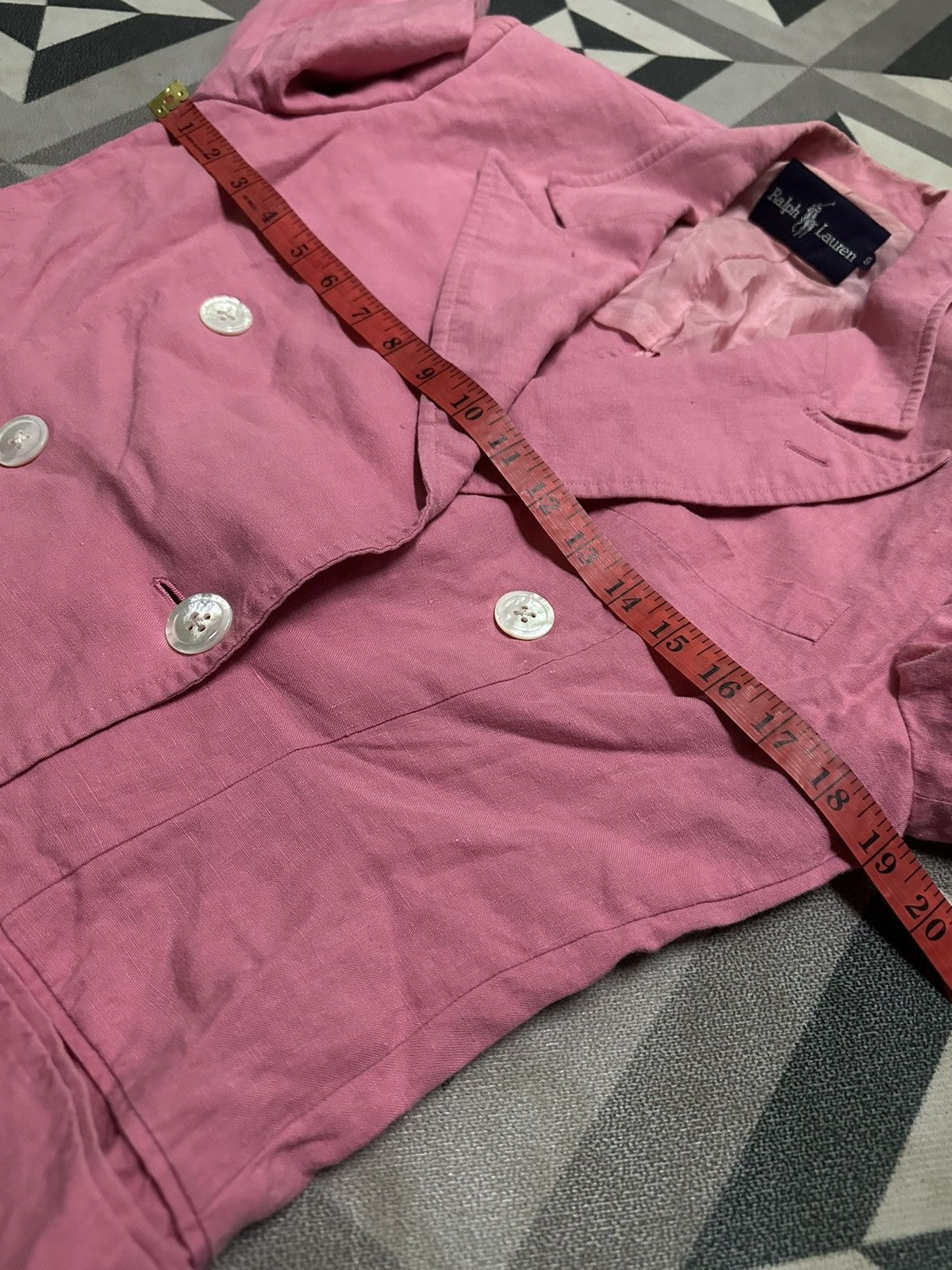 Polo Ralph Lauren Polo ralph lauren double breat hemp blazer Size S / US 4 / IT 40 - 13 Thumbnail