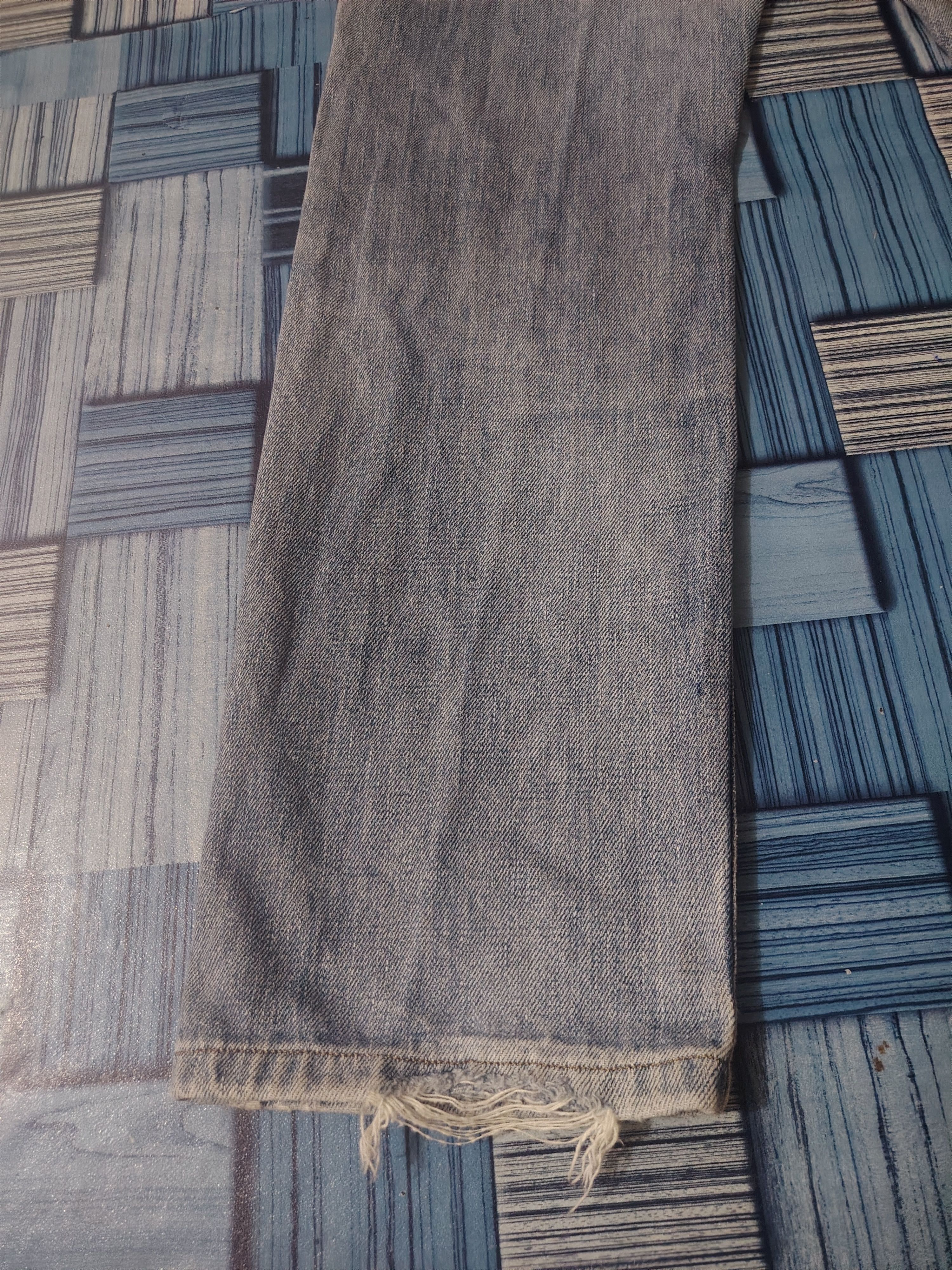 Spellbound Distressed Jeans Spellbound Rare Green line Selvedge Jeans Size US 29 - 19 Thumbnail