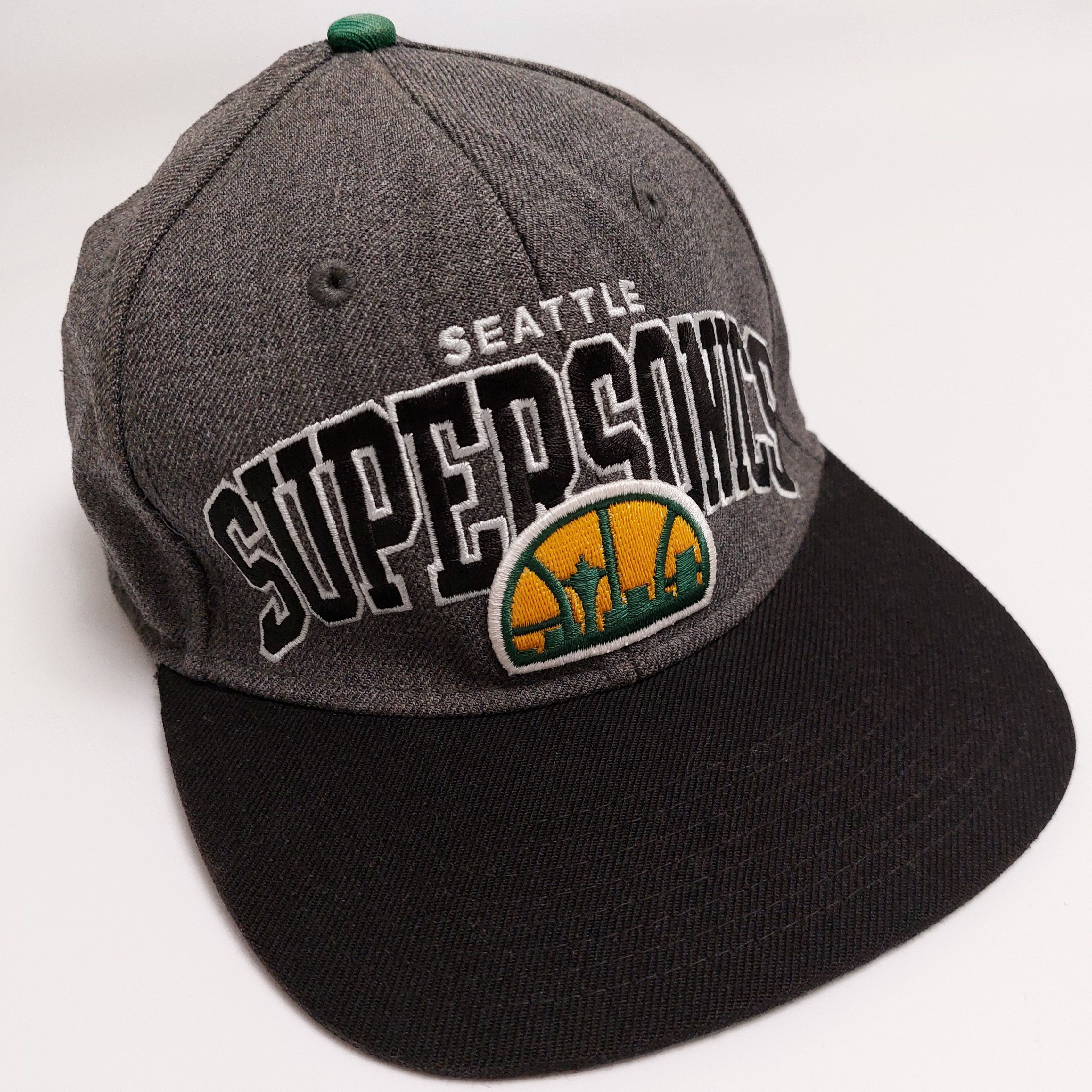 Mitchell & Ness NBA Seattle Supersonics vintage snapback cap 100% wool Size ONE SIZE - 1 Thumbnail