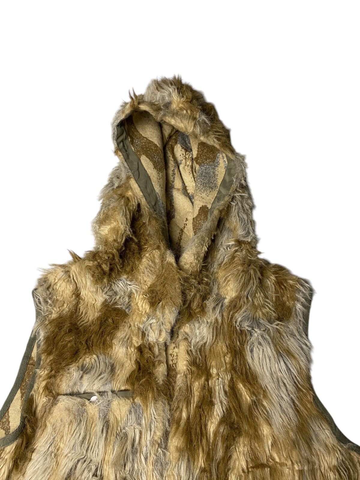 If Six Was Nine 2000's Moussy Fur Military Vest Hoodie Size US M / EU 48-50 / 2 - 3 Thumbnail