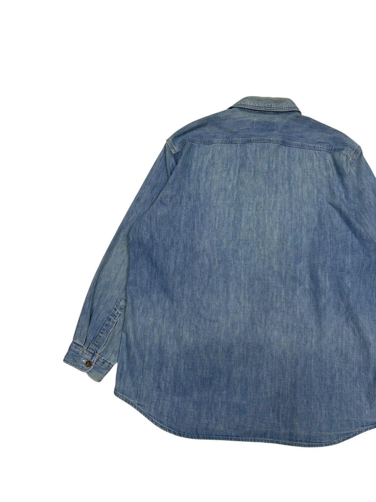 Kapital Vintage LEVIS BLUE SHIRT Denim Shirt Orange Tab Size US M / EU 48-50 / 2 - 9 Thumbnail