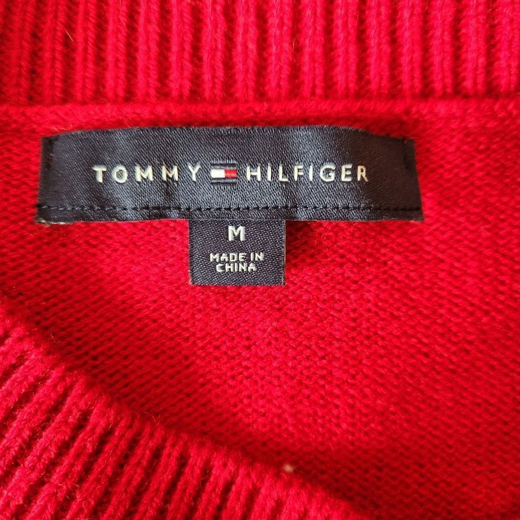 Tommy Hilfiger Tommy Hilfiger Womens Red Sweater Size M Size M / US 6-8 / IT 42-44 - 5 Thumbnail