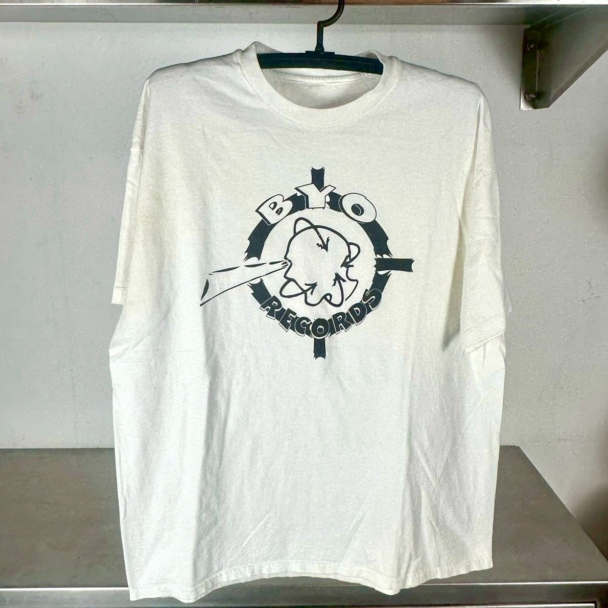 Vintage 90s BYO Better Youth Organization Records Punk Rock T-shirt Size US XL / EU 56 / 4 - 1 Thumbnail