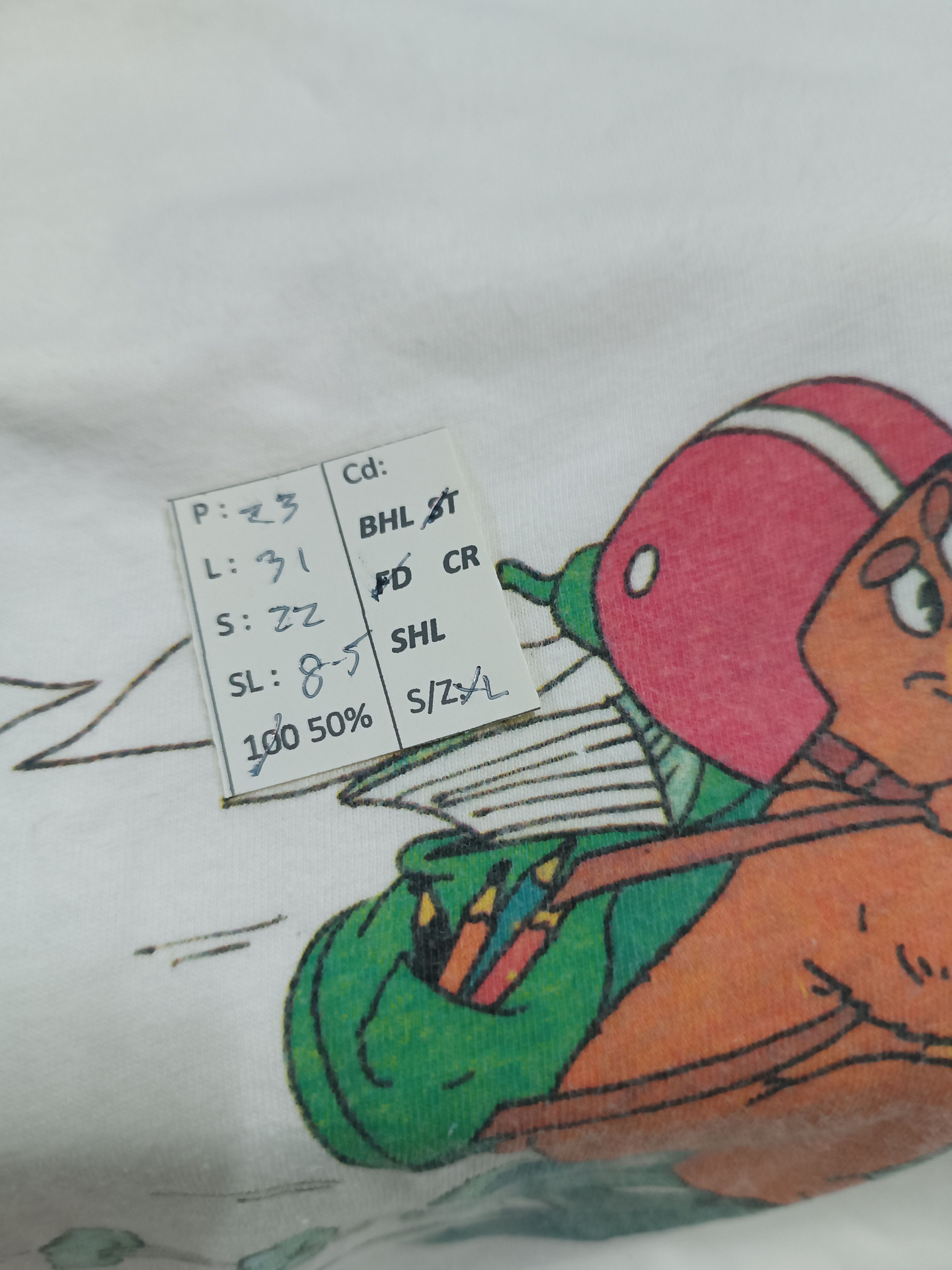 Other VINTAGE 90'S BEAR RIDING MOTORCYCLE CUTE PET ANIMATION TEE Size US XL / EU 56 / 4 - 17 Thumbnail