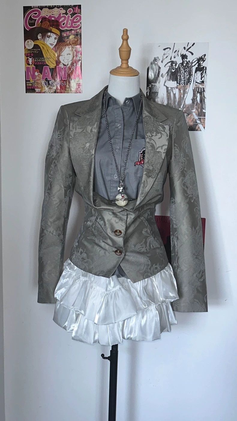 Vivienne Westwood Vivienne Westwood Chrysanthemum jacquard suit jacket Size S / US 4 / IT 40 - 1 Thumbnail