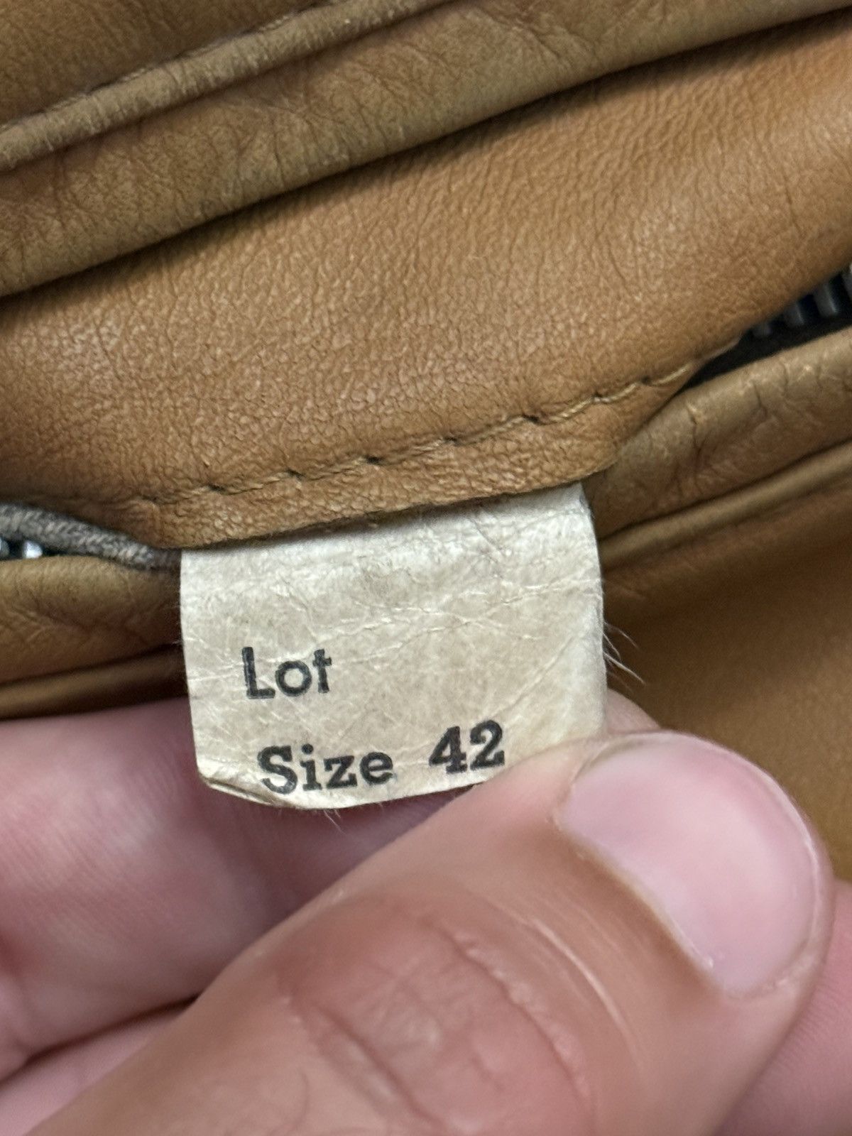 Leather 50s 60s Lesco Leathers? Cafe Racer Jacket 42 Small Medium Size US M / EU 48-50 / 2 - 6 Thumbnail