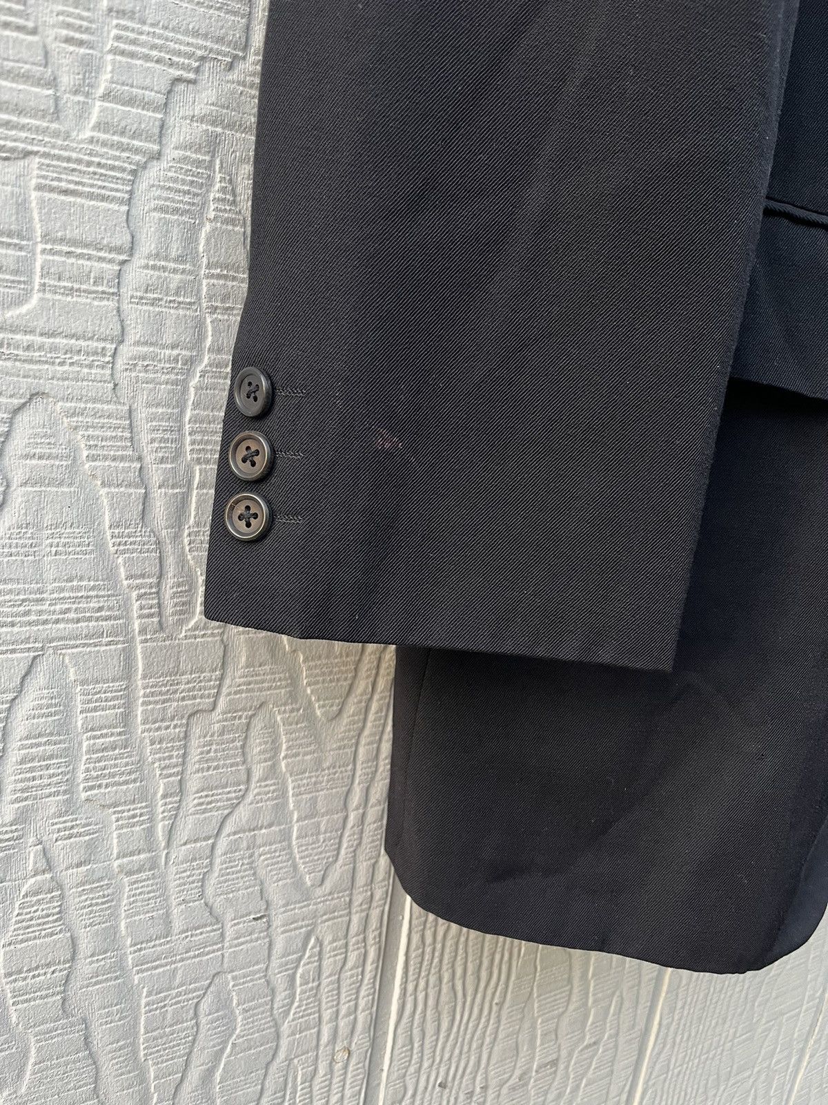 Yohji Yamamoto 90s Yohji Yamamoto Costume d’Homme 2 Piece Suit Gabardine Size 48L - 8 Thumbnail