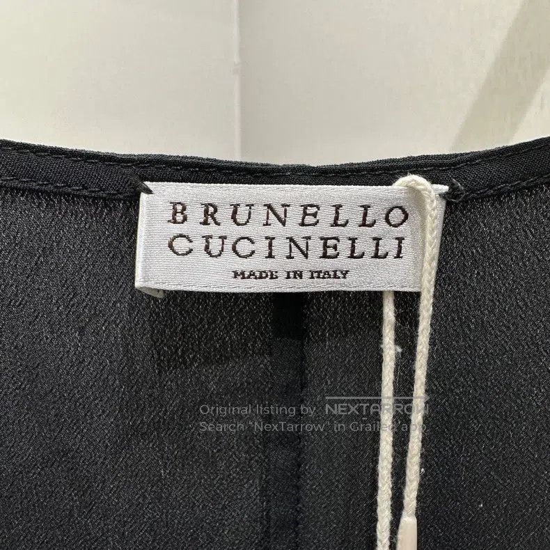 Brunello Cucinelli Brunello Cucinelli Silk Chiffon Sleeveless Vest Dress Size S / US 4 / IT 40 - 3 Thumbnail