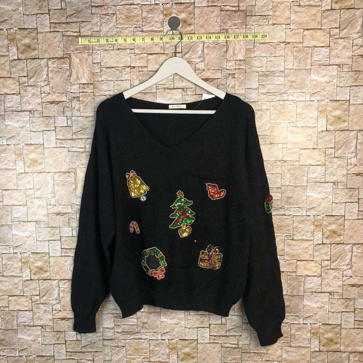 Homespun Knitwear Japanese Brand vintage Black Knitwear #A927 Size M / US 6-8 / IT 42-44 - 1 Thumbnail
