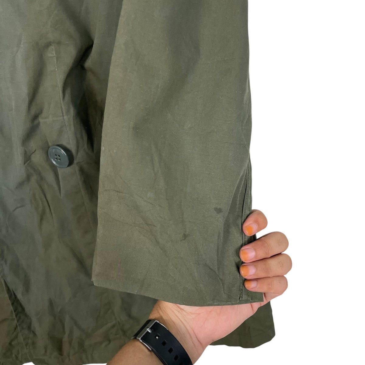 Vintage Vintage Brownwood Mfg US Military Double Breasted Trenchcoat Size L / US 10 / IT 46 - 14 Thumbnail