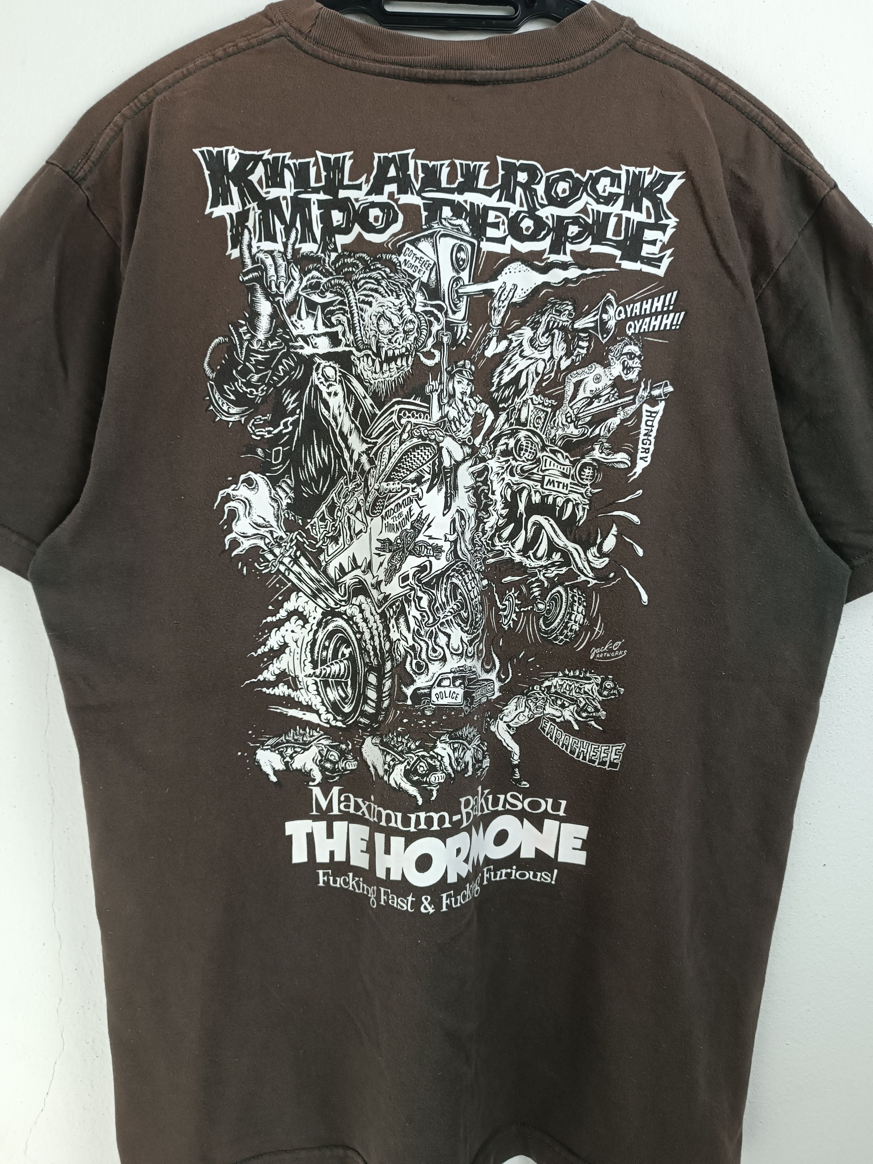Band Tees VINTAGE MAXIMUM THE HORMONE KILL ALL IMPO PEOPLE METAL TEE Size US L / EU 52-54 / 3 - 3 Thumbnail