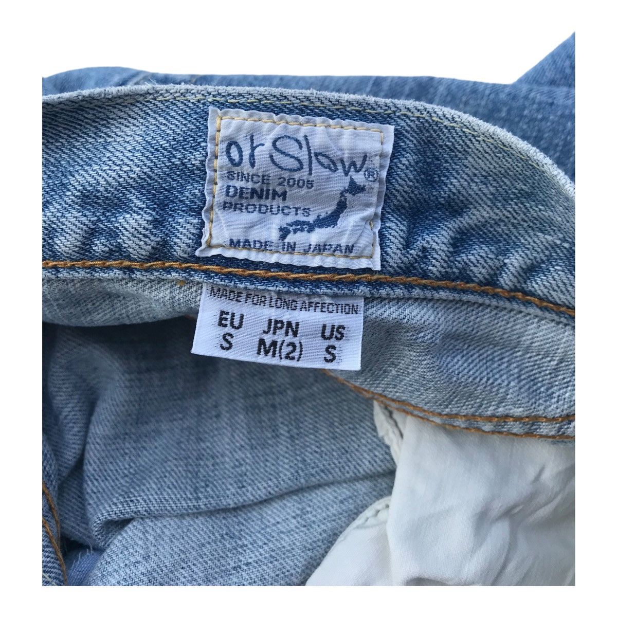 Orslow Orslow Japan Straight Cut Selvedge Denim Pants Size US 31 - 7 Thumbnail