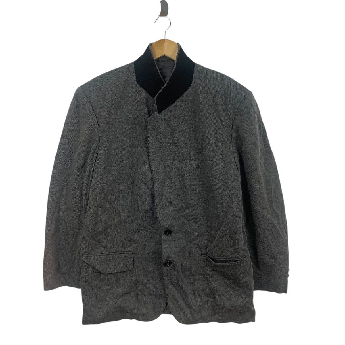 Comme des Garcons Vintage 1990 COMME DES GARCONS HOMME Blazer Coat Suit Formal Size 36S - 3 Thumbnail