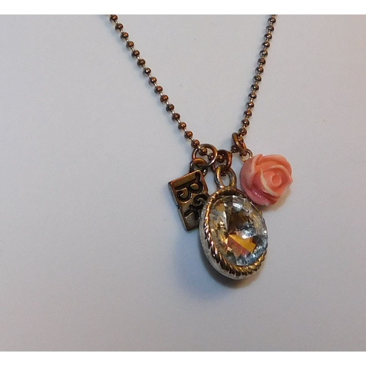 Other Pink Rose Best Friend Necklace Size ONE SIZE - 4 Thumbnail