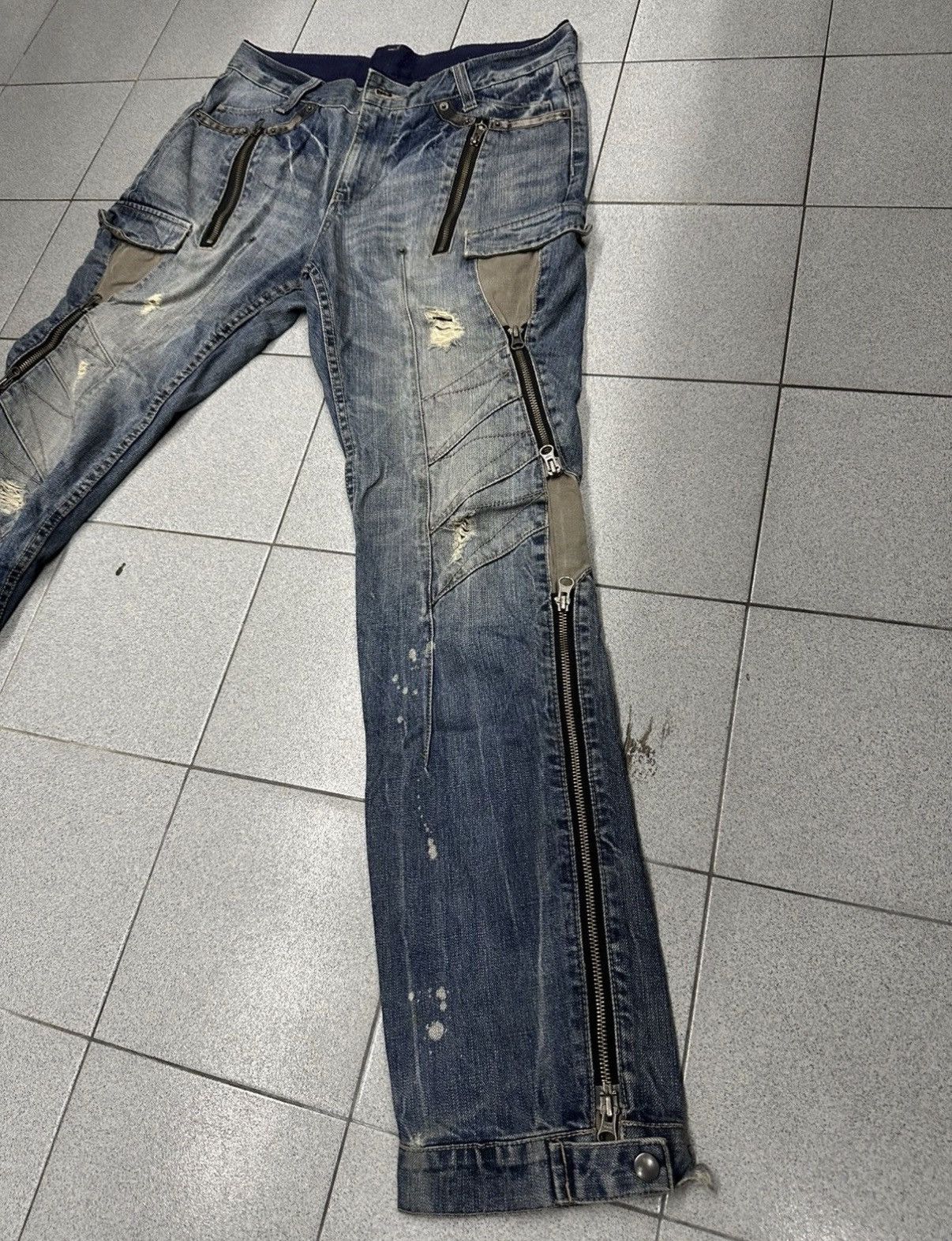 PPFM PPFM Reconstructed Hysteric Style Cargo Pants Sz34 Size US 34 / EU 50 - 4 Thumbnail