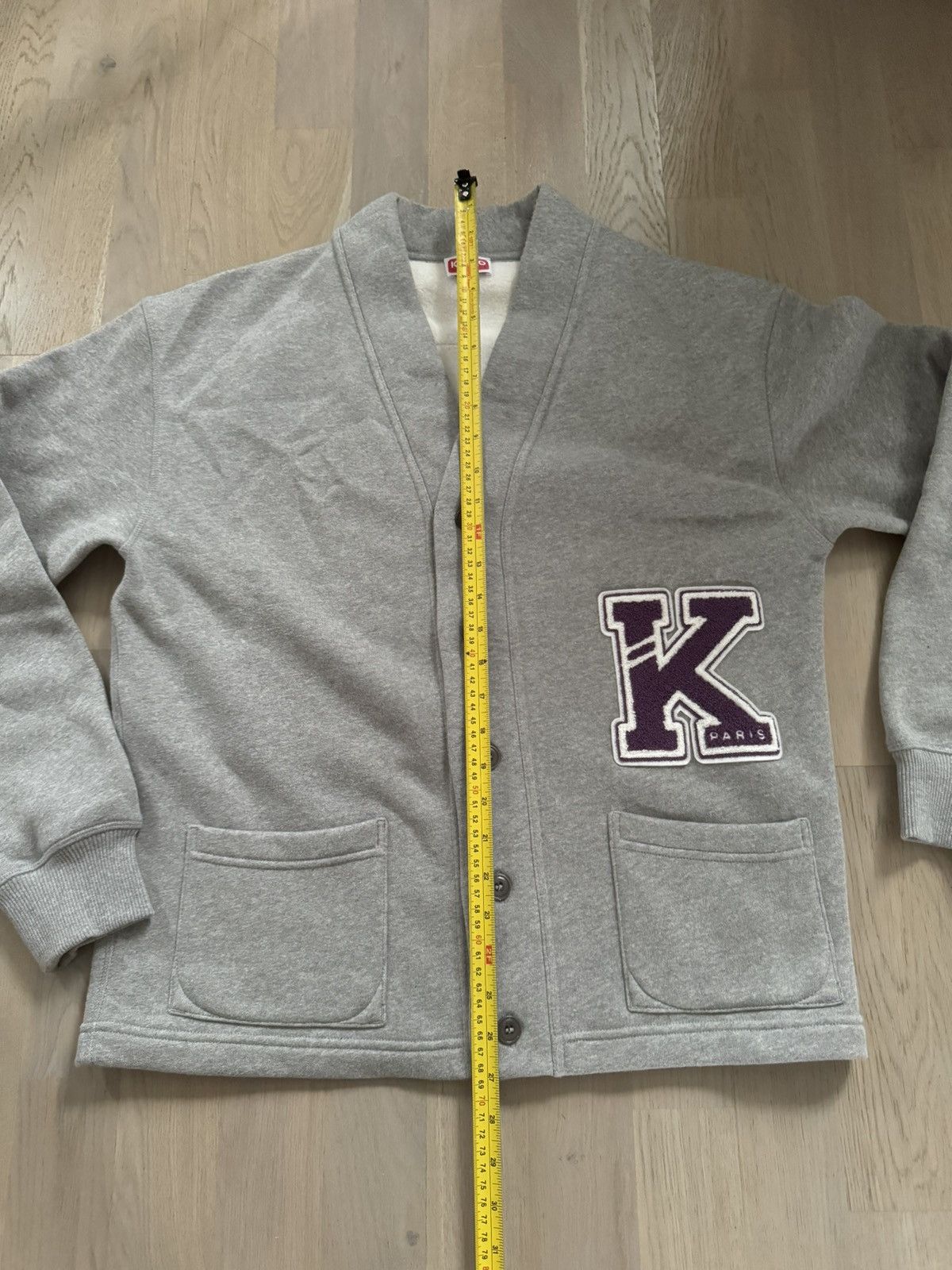 Kenzo KENZO varsity cardigan sweatshirt Tape Measurements in photo Size US S / EU 44-46 / 1 - 6 Thumbnail