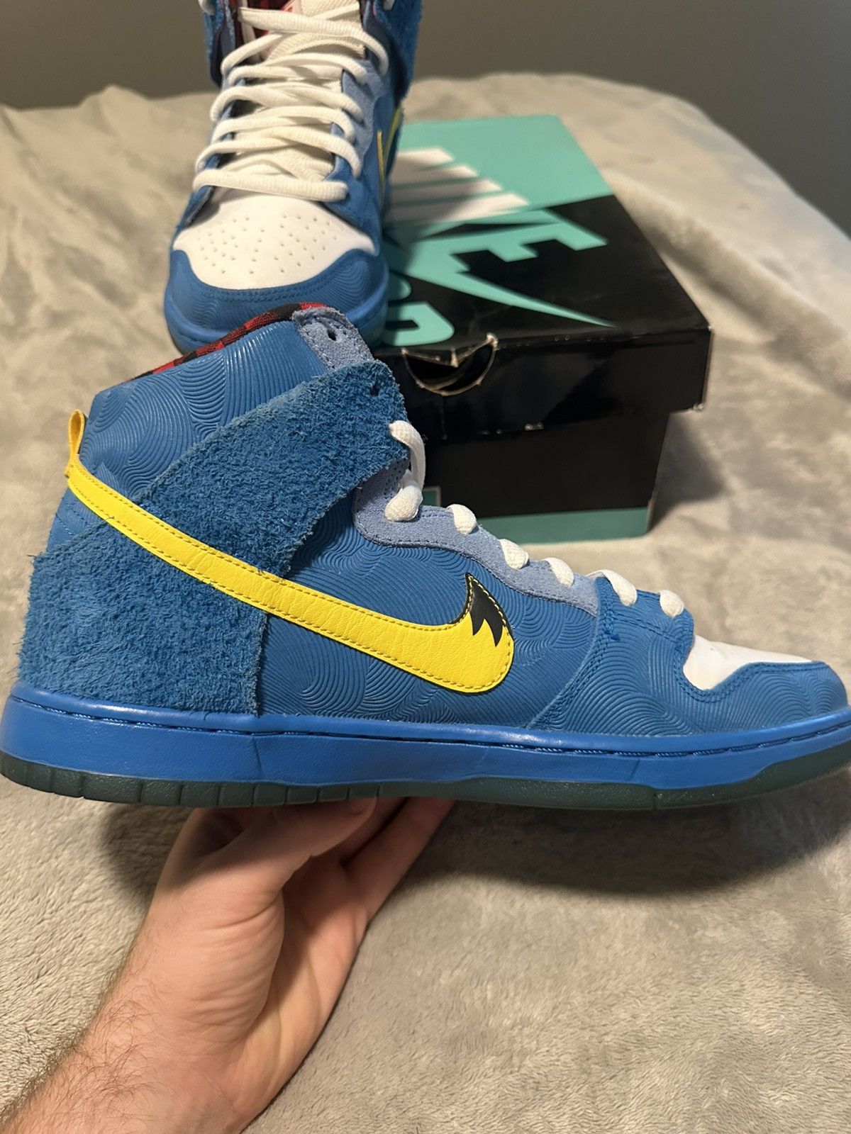 Nike SB Nike SB Dunk High Familia Blue Ox Size US 10 / EU 43 - 5 Thumbnail