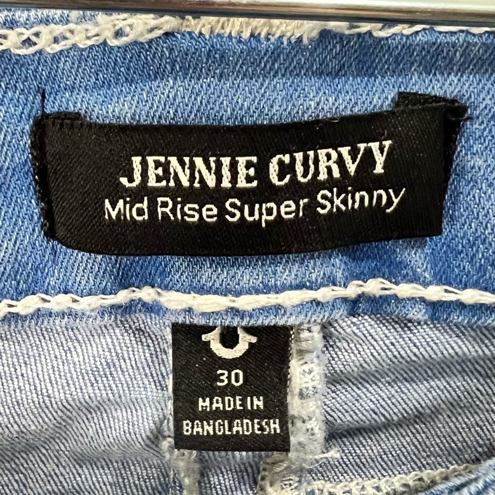 True Religion True Religion Jennie Mid Rise Curvy Skinny Jean Sz 30 NWT Size 30" / US 8 / IT 44 - 5 Thumbnail