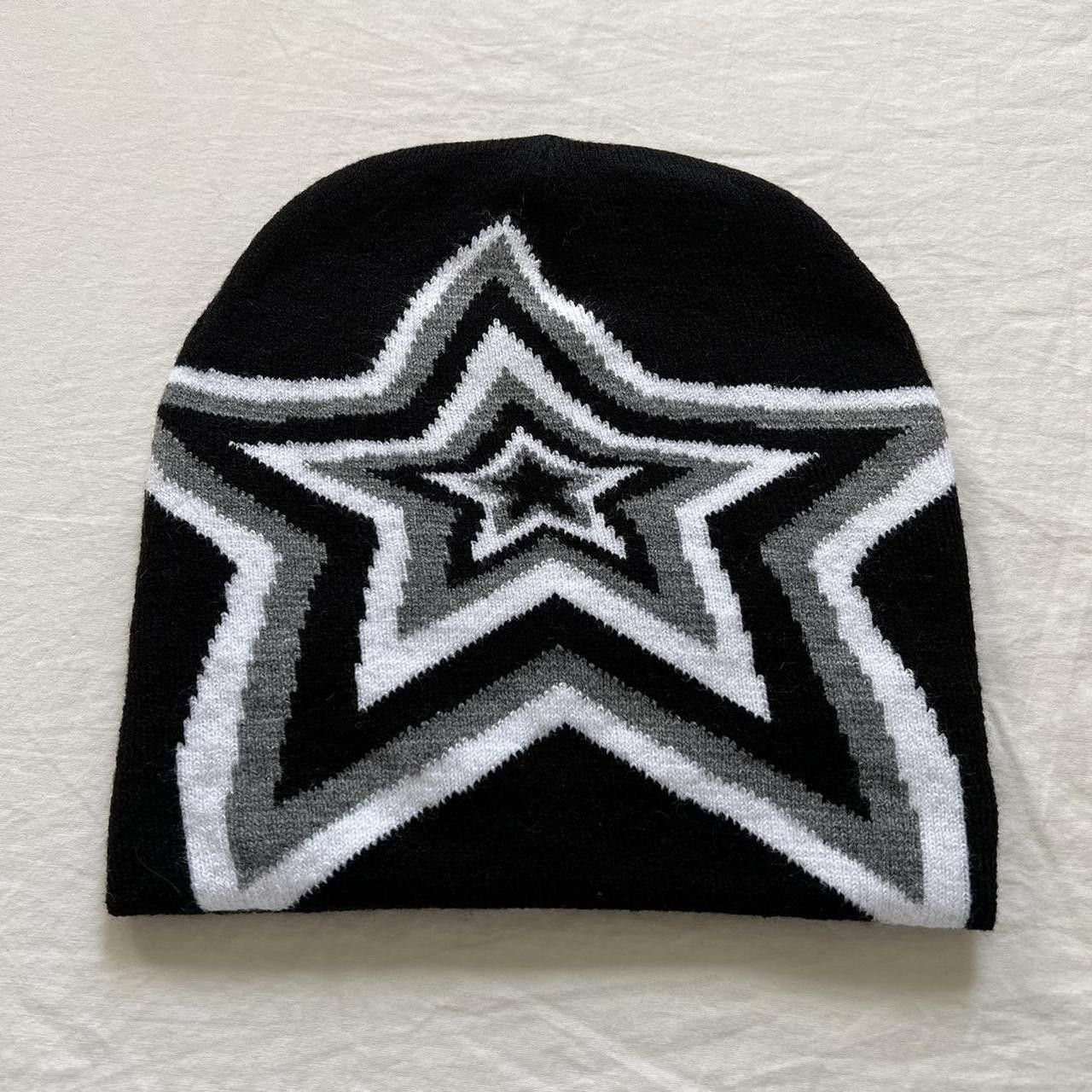 Other y2k style grunge punk black and grey star design Size ONE SIZE - 3 Thumbnail