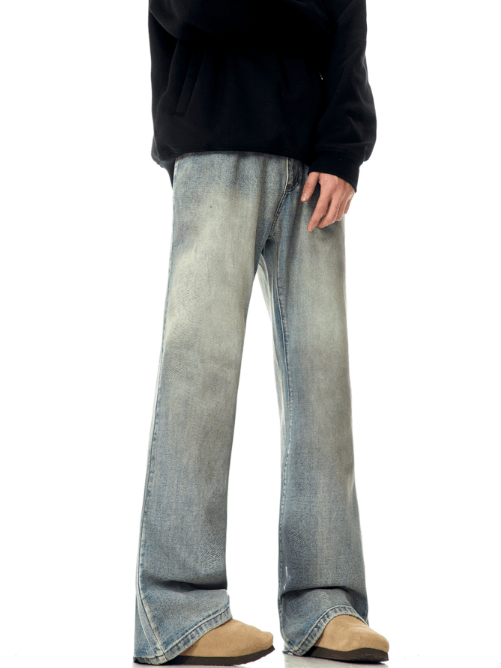Japanese Brand × Vintage American straight retro loose casual flared jeans Size US 32 / EU 48 - 3 Thumbnail