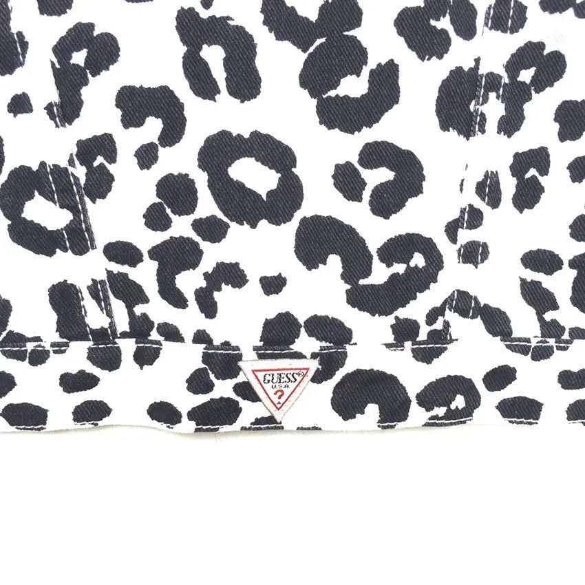 Guess Guess Georgia Marciano Leopards Camouflage Denime Jacket Size US XXS / EU 40 - 7 Thumbnail