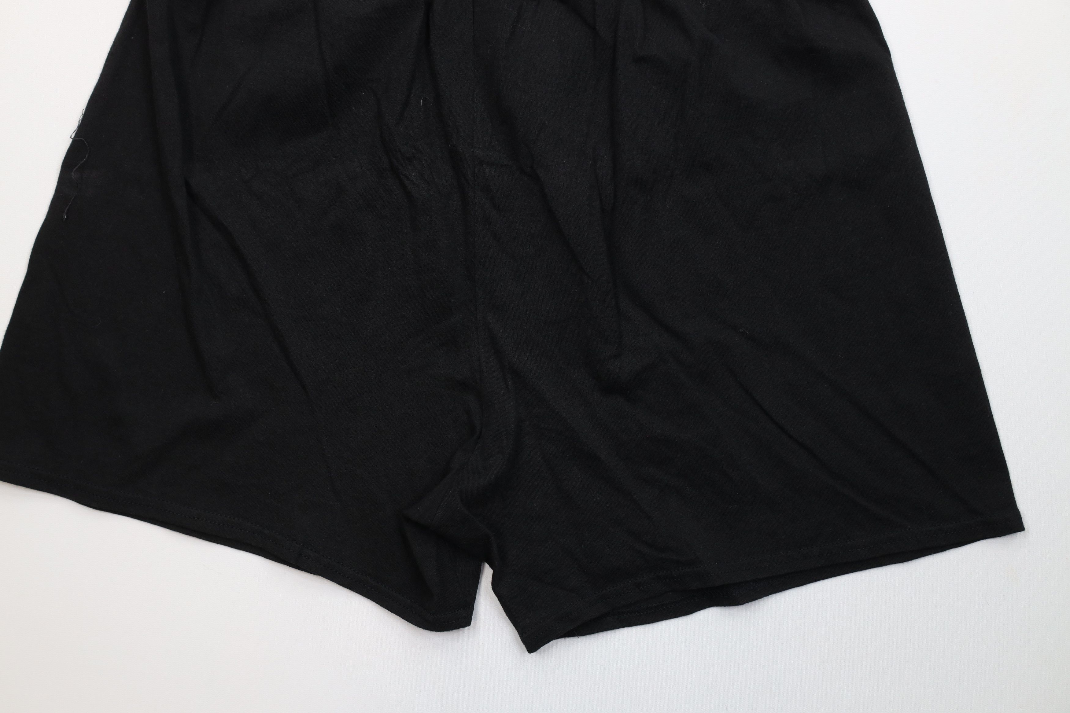 Vintage Vintage 90s Streetwear Blank Shorts Black Cotton USA Size 30" / US 8 / IT 44 - 12 Thumbnail