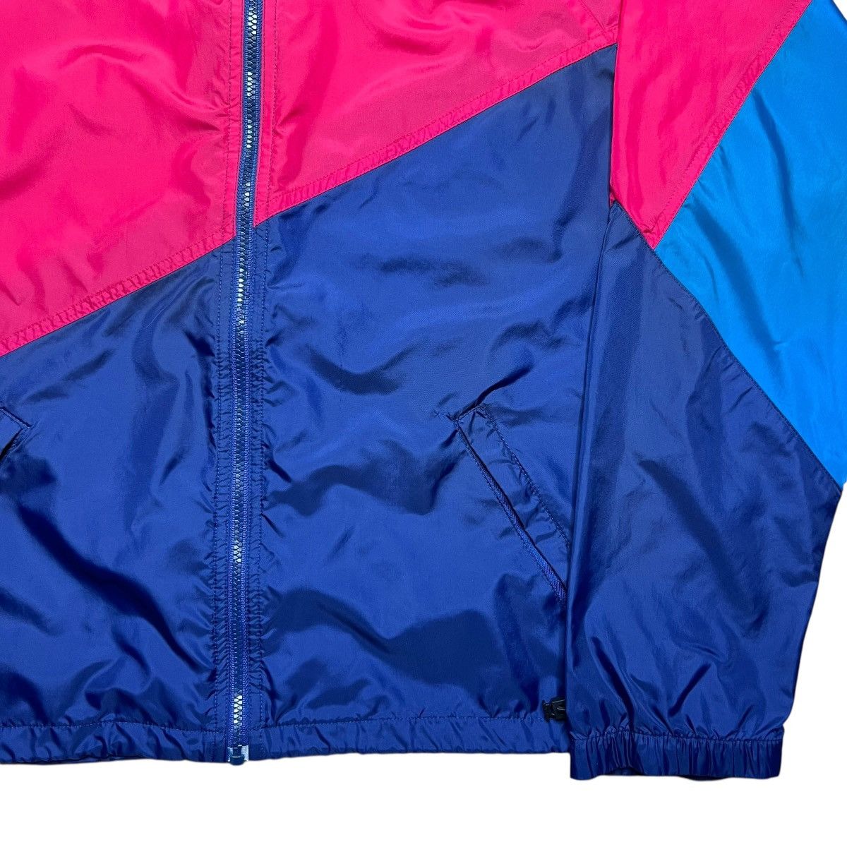 Nike Vtg 1990s Nike Swoosh Color Block Zip Up Windbreaker Jacket Size US L / EU 52-54 / 3 - 16 Thumbnail