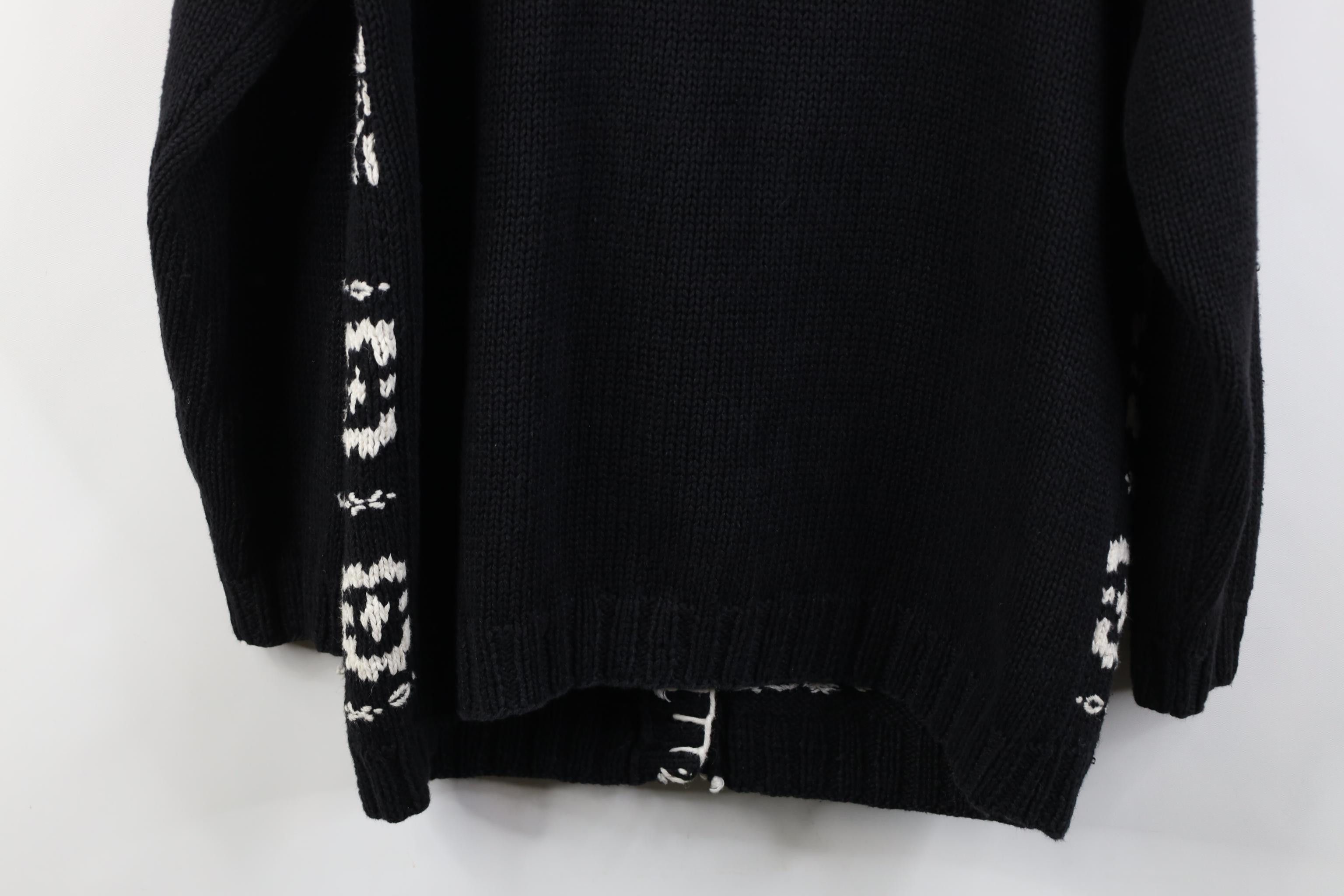 Vintage Vintage 90s Streetwear Toggle Button Cardigan Sweater Size L / US 10 / IT 46 - 10 Thumbnail